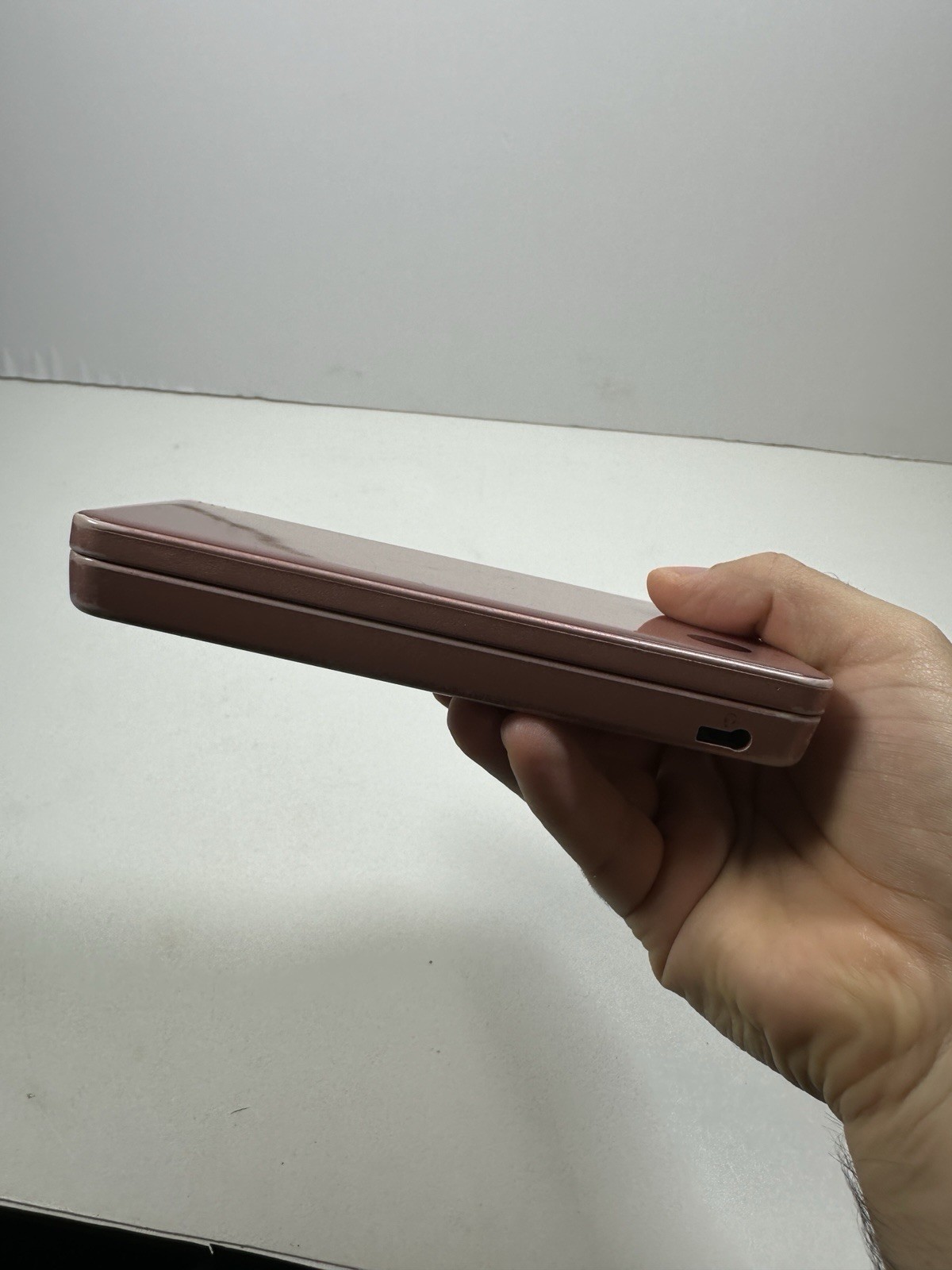 Used Metallic Rose Nintendo DSi XL Handheld System Tested No Stylus READ!