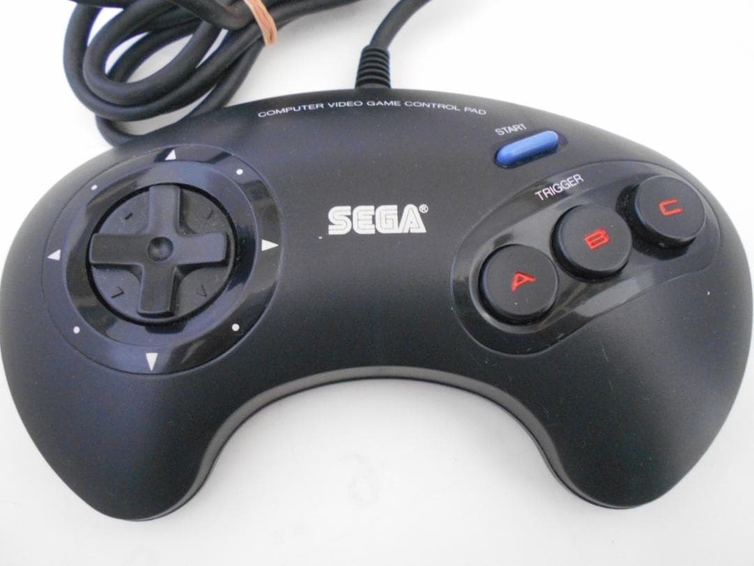 SEGA Mega Drive Console 16-Bit Boxed Controller Manual Tested Japan MD CIB