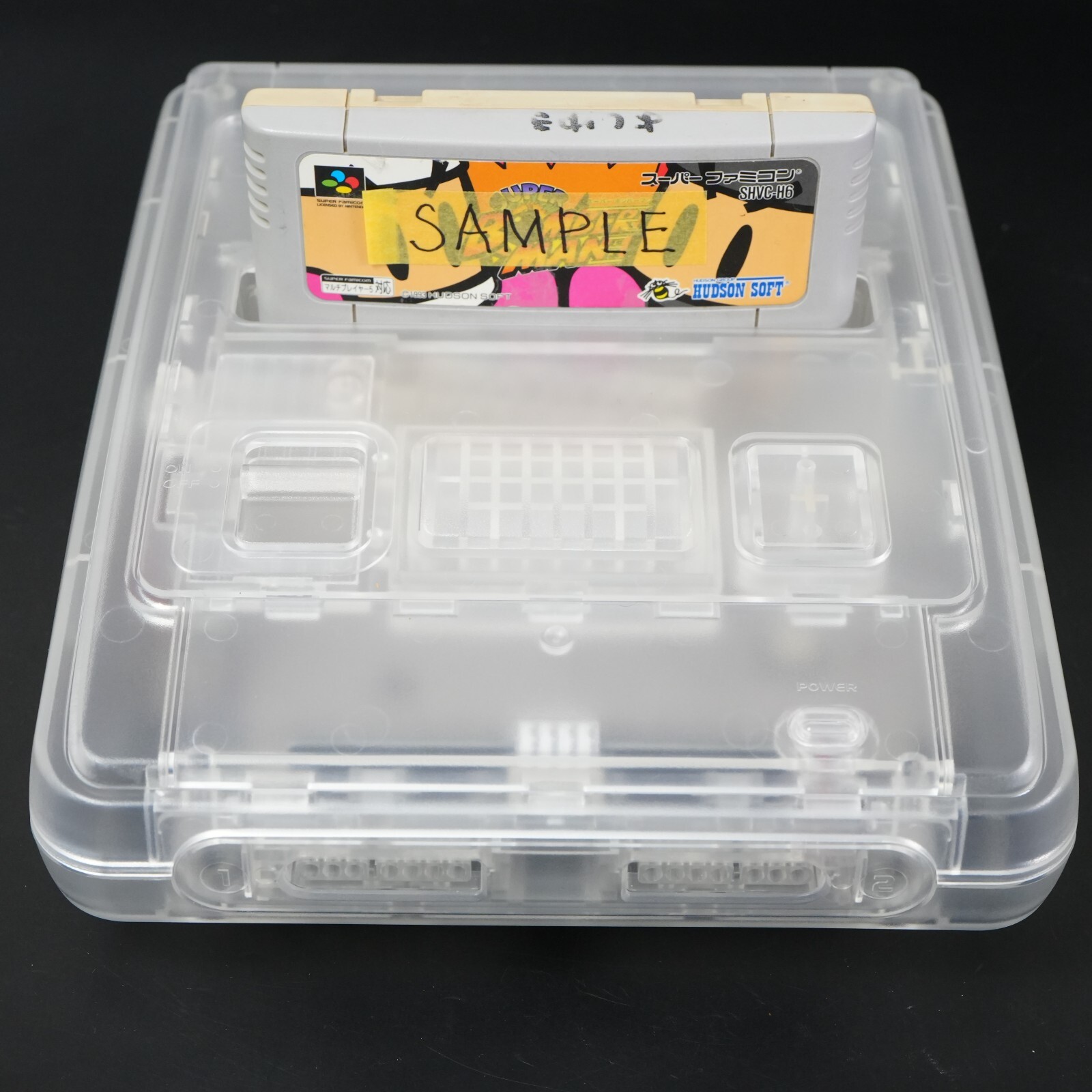 Nintendo Super Famicom Console SHVC-001 SFC SNES Translucent White Shell USB MOD