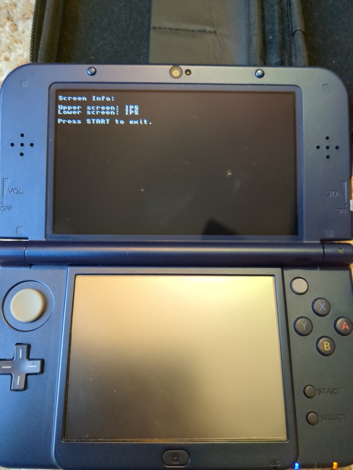 Nintendo New 3DS LL Dark Blue | Charger | Stylus | Case | DUAL IPS