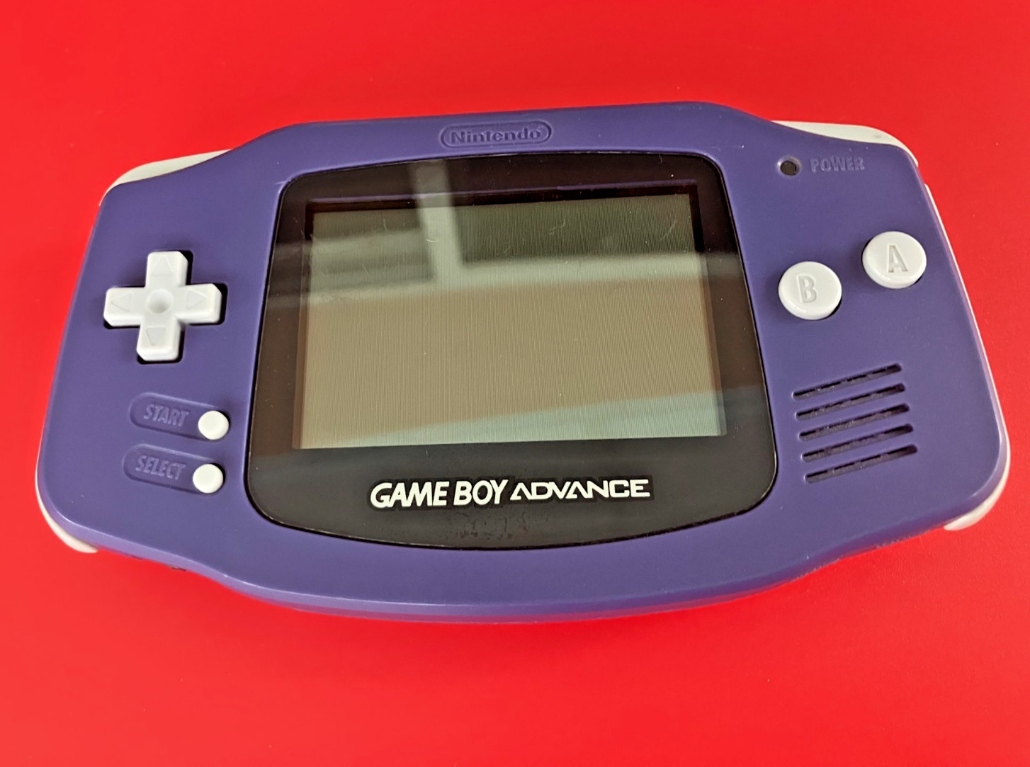 Gameboy Advance Console System Indigo Purple AGB-001 Nintendo GBA Game Boy