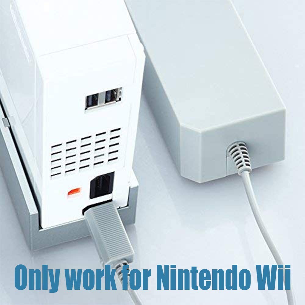 SSIOIZZ 4 in 1 Wii Replacement Cables Set – Sensor Bar + AV Cord + AC Adapter