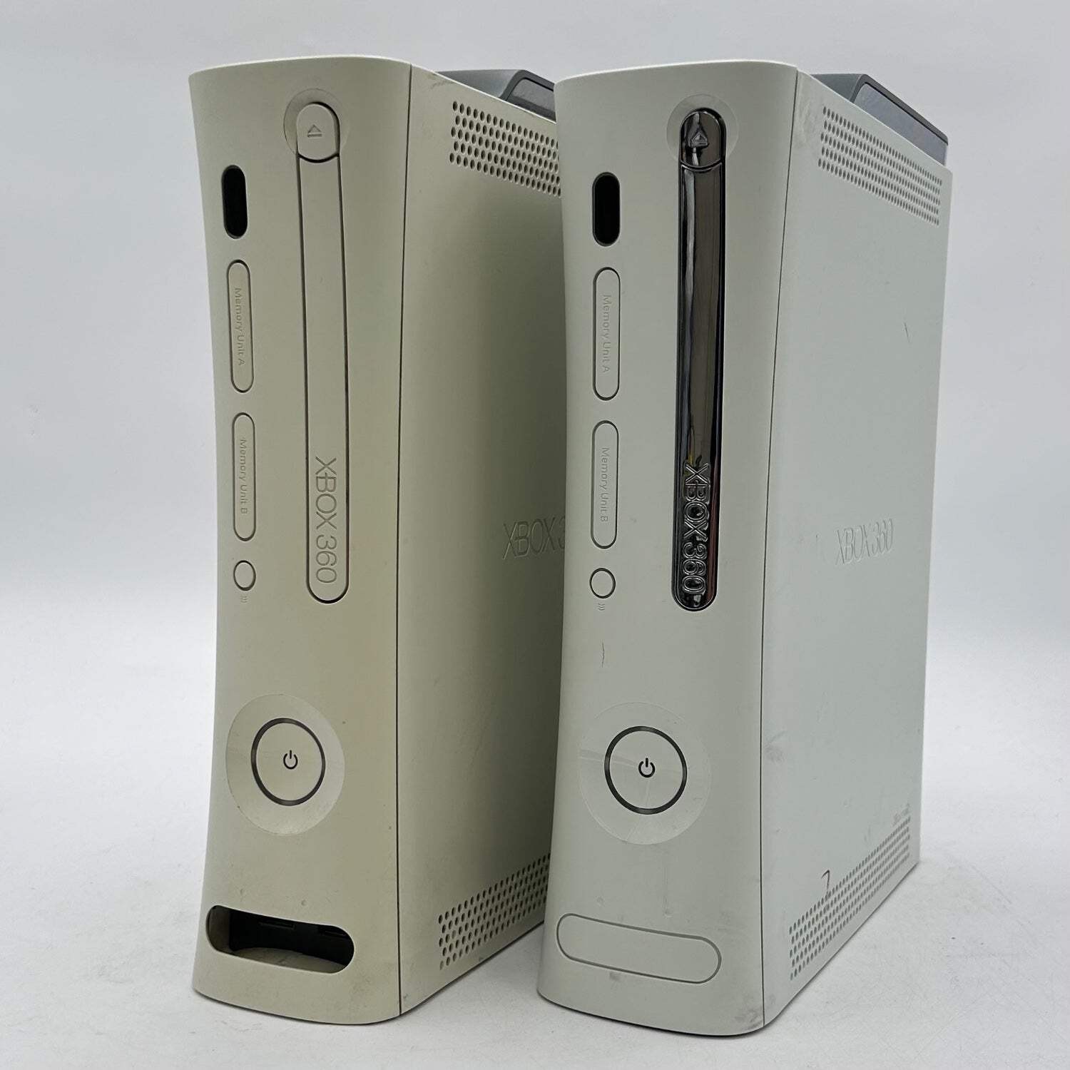 Lot of 2 Broken Microsoft Xbox 360 20GB Console Gaming System Only B4J-00001 No