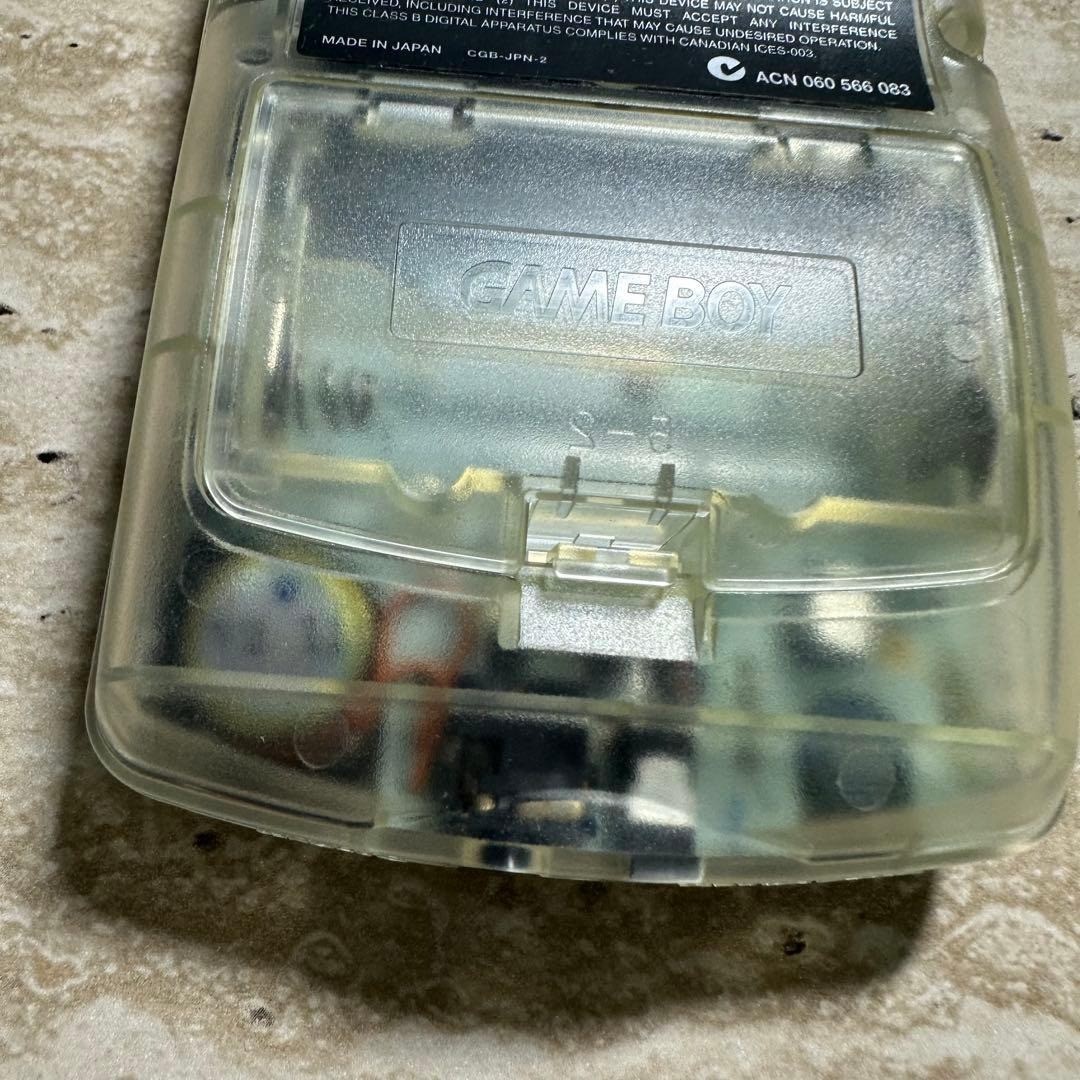 Nintendo Game Boy Color Clear Console Boxed Tested Working Near Mint 6632
