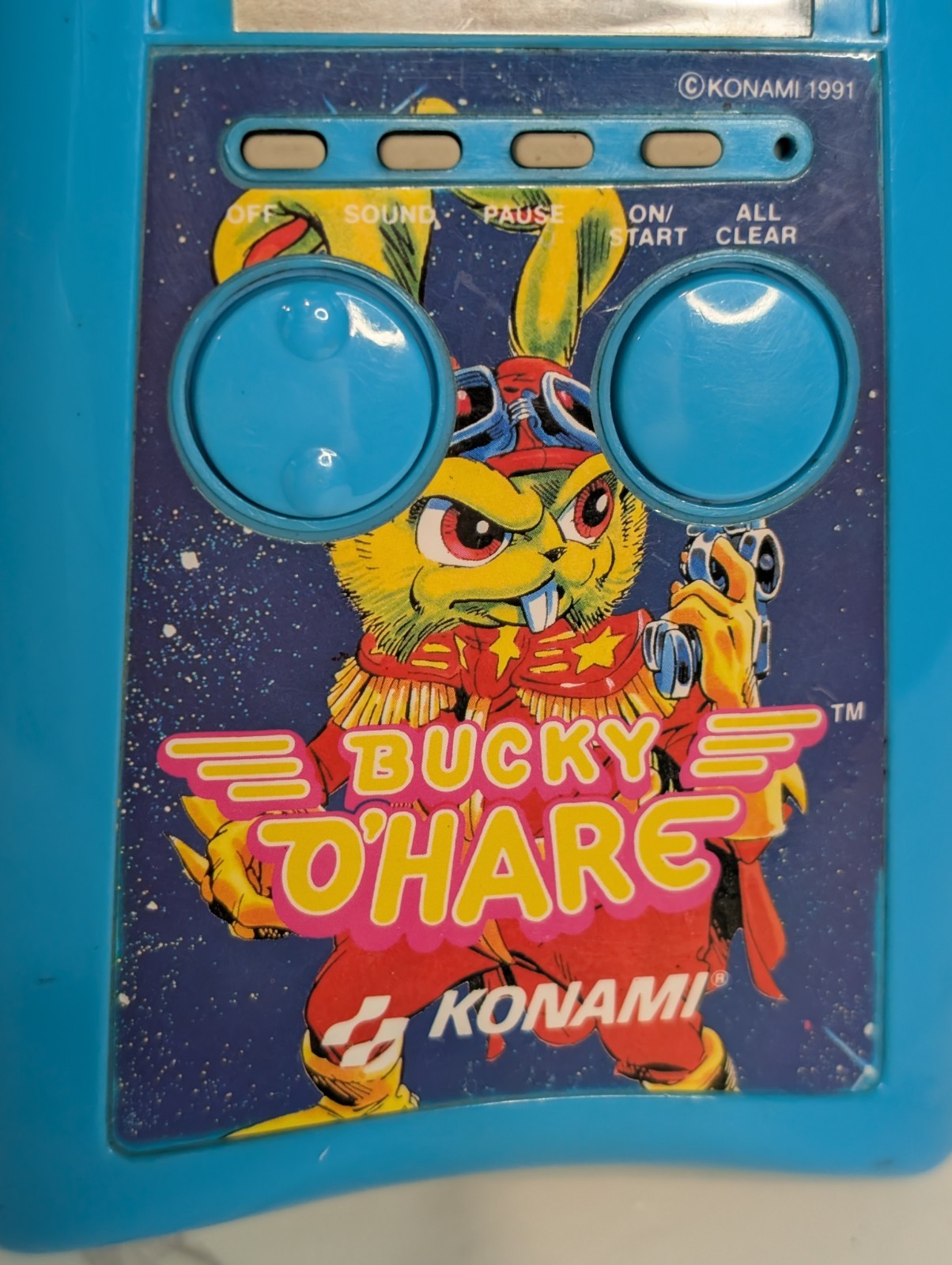 RARE Bucky O’Hare Konami Vintage 1991 Handheld Game Tiger LCD Tested and Working
