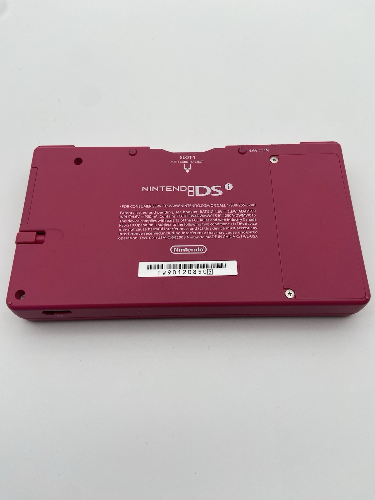 Nintendo DSi Hot Pink Handheld Console System TWL-001 W/Stylus