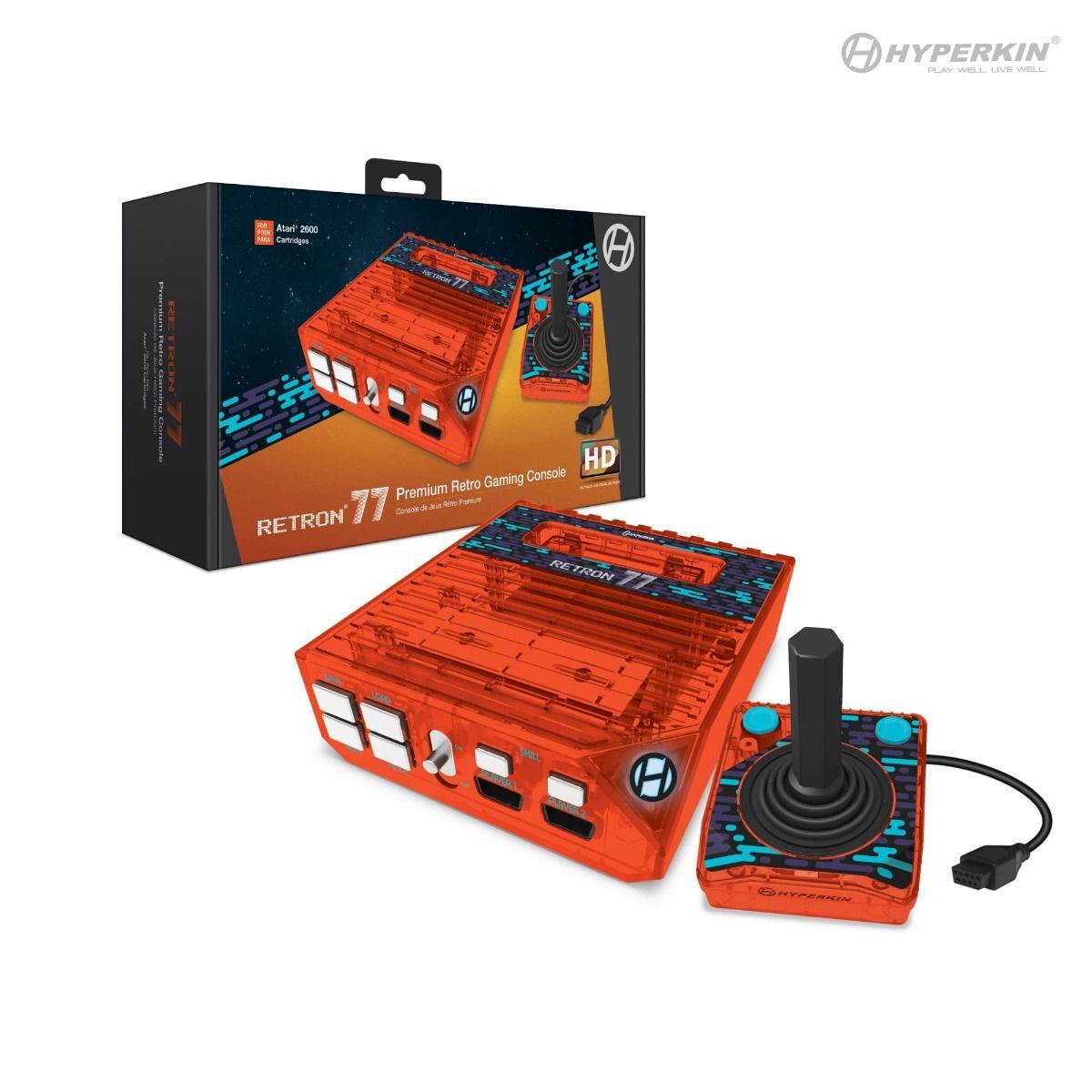 HYPERKIN RetroN 77 HD Gaming Console🍯Atari 2600 Trooper Controller Game System