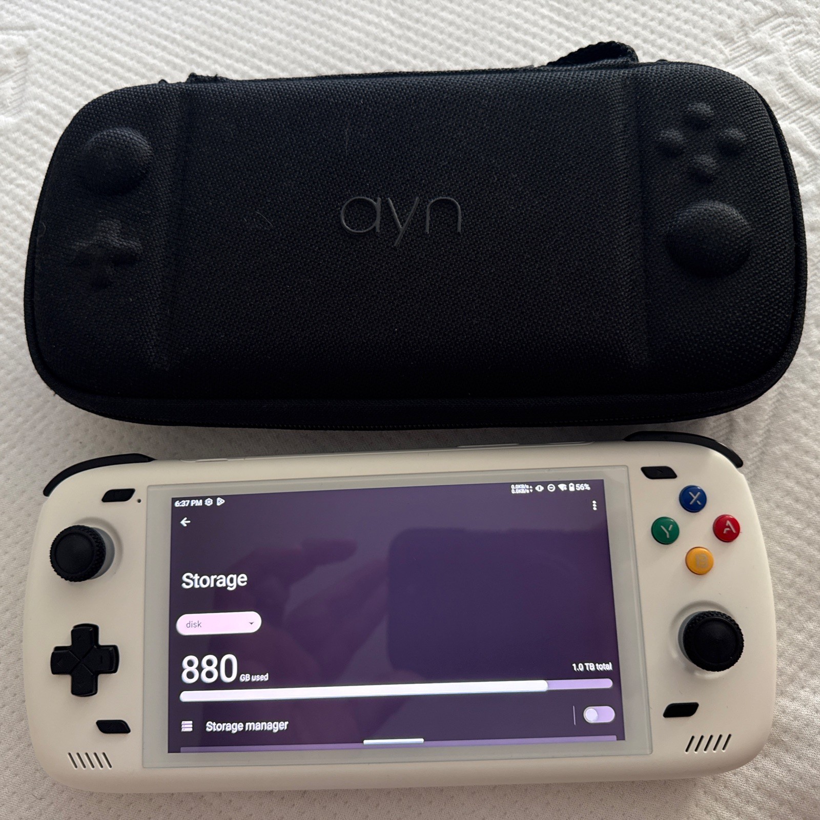 Ayn Odin 2 Pro White, 12GB RAM, 256GB Storage