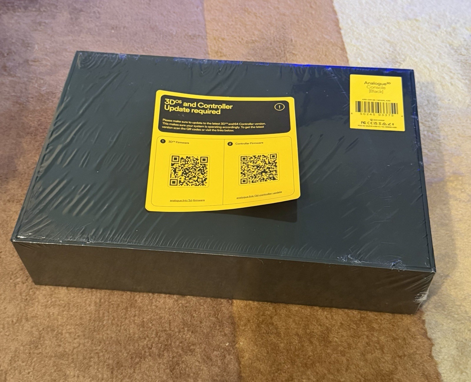 NEW Analogue 3D Console N64 FPGA Video Game System Black SEALED