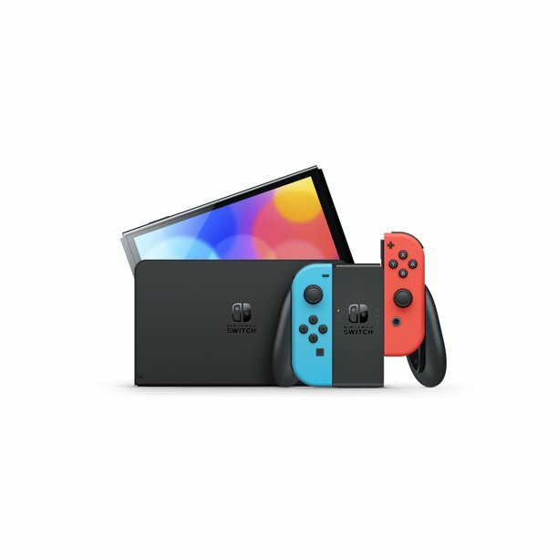 Nintendo Switch OLED Model w/ Neon Red Blue Joy-Con _ Sealed New FREE SHIPPING!!