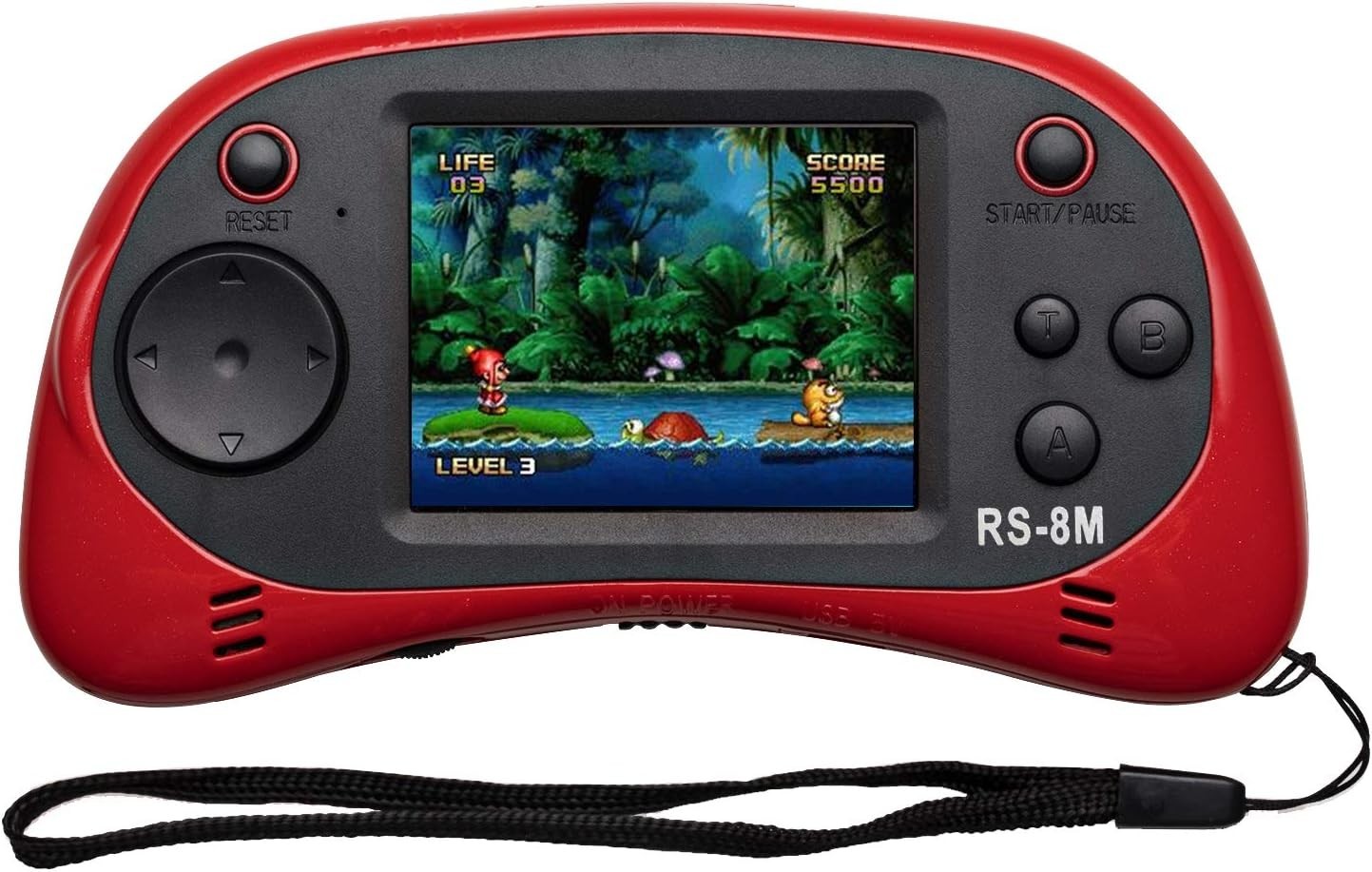 16 Bit Handheld Game Player – Lightweight, Rechargeable & Includes Accessories