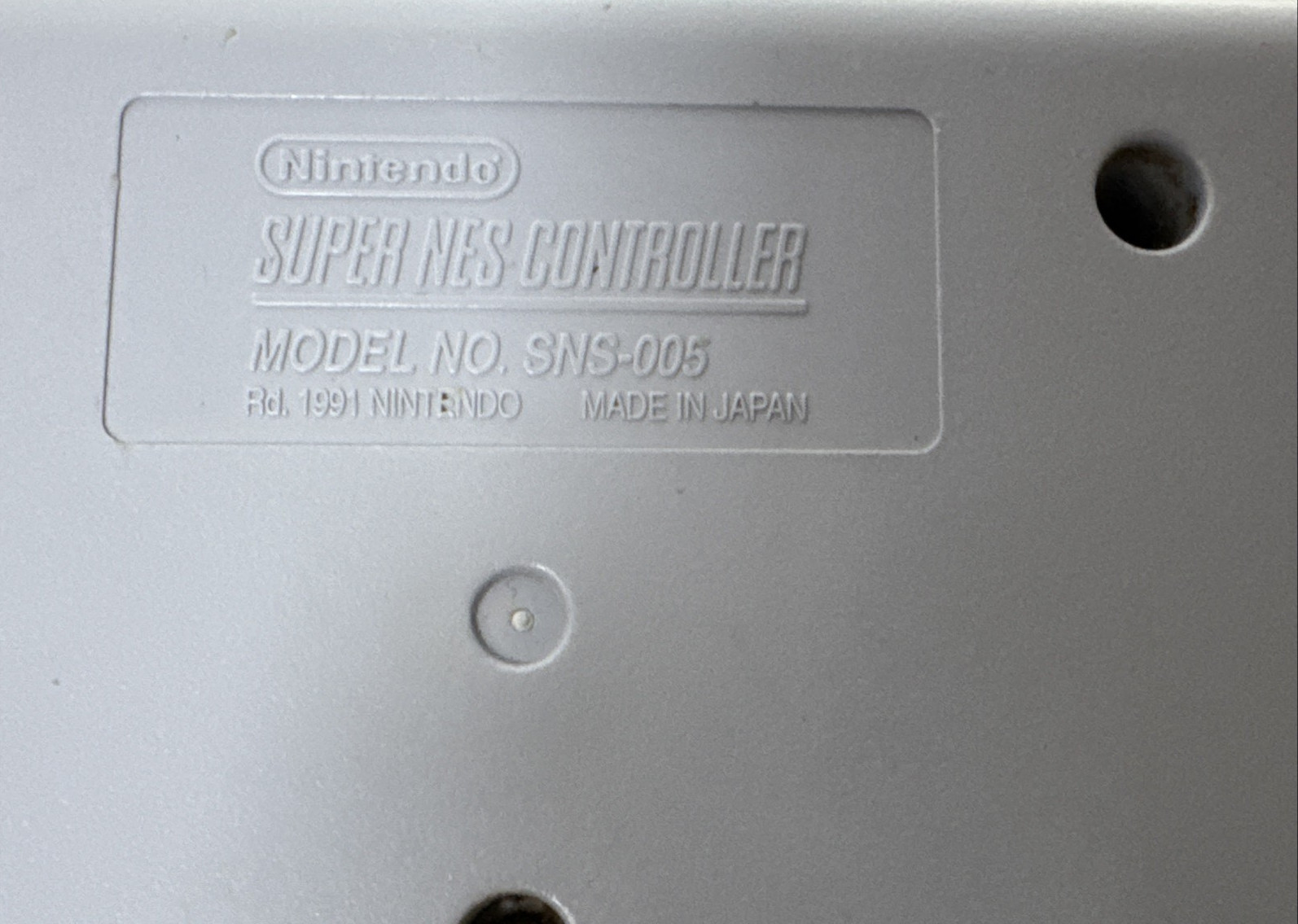 Super Nintendo SNES Console SNS-001 Bundle OEM Controlller W/ Cables – Tested