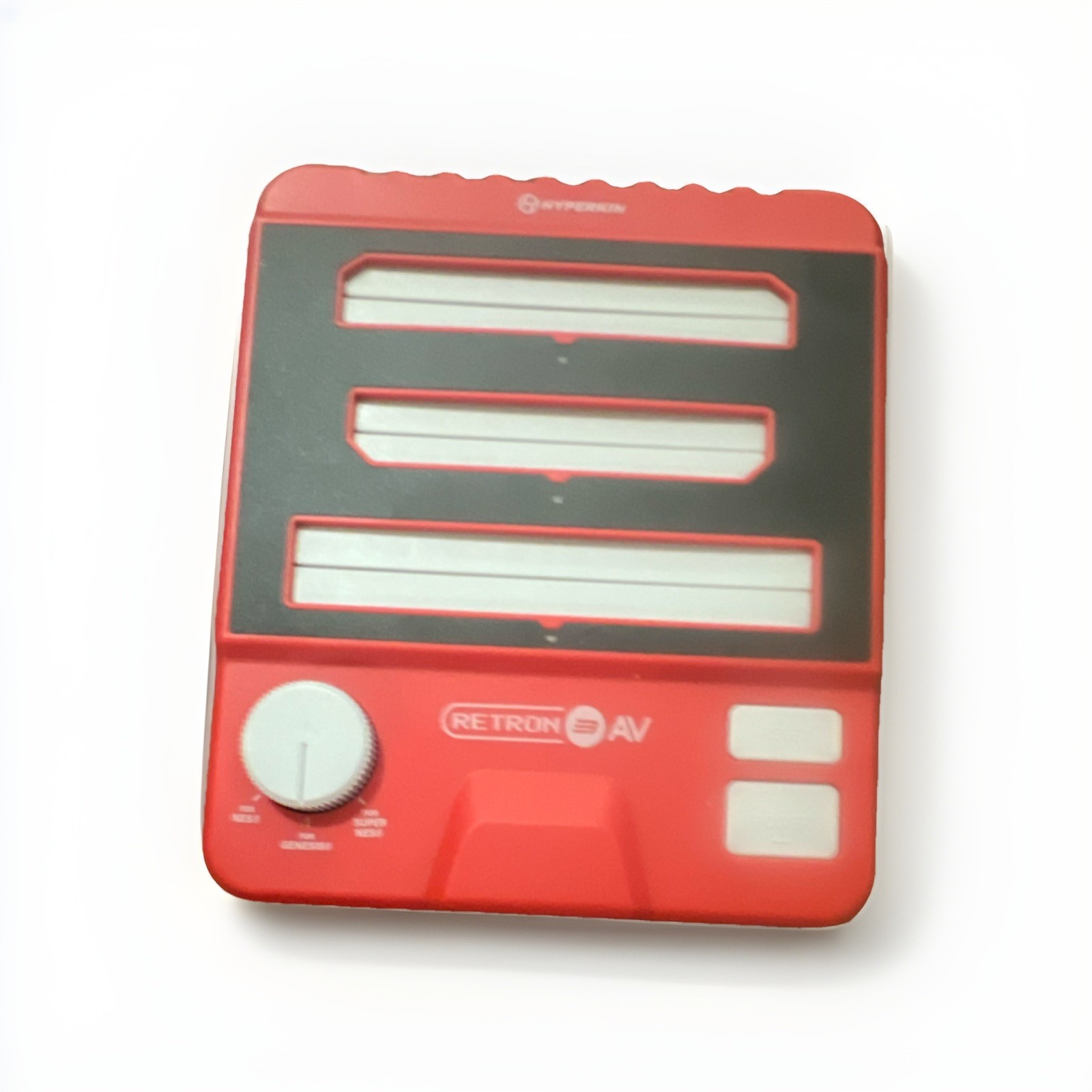 Hyperkin RetroN 3 AV Console for NES, SNES,Super Famicom, Genesis/Mega Drive Red