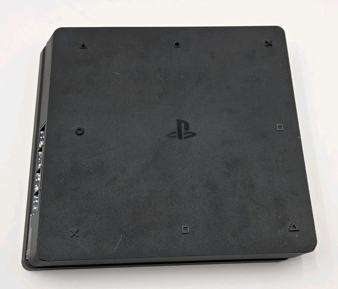Sony PS4 Slim 1TB Black Console (CUH-2215B) DualShock 4 Controller, Cables Read!