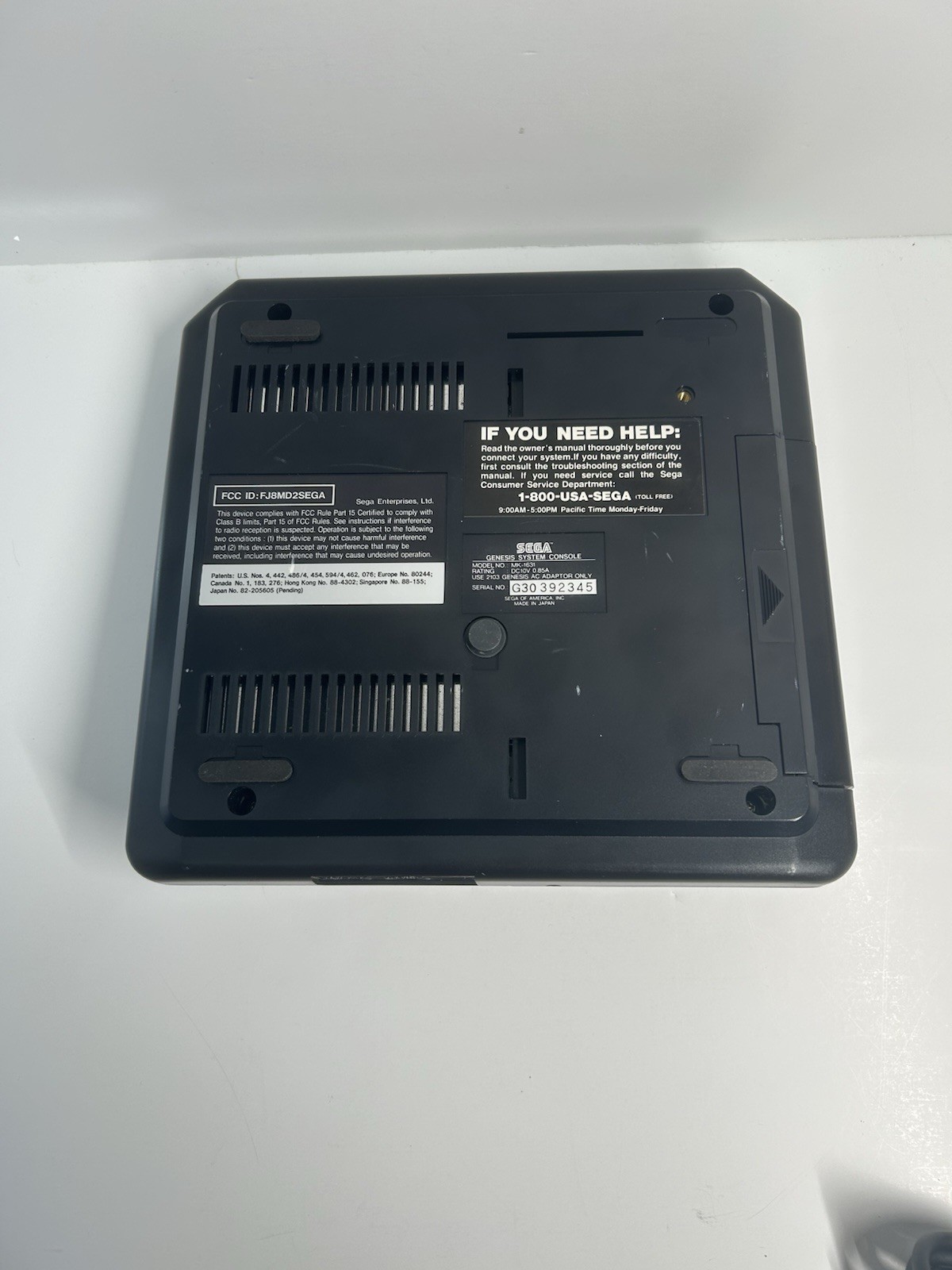 SEGA Genesis II 16MB Home Console – Black, Tested And Working.