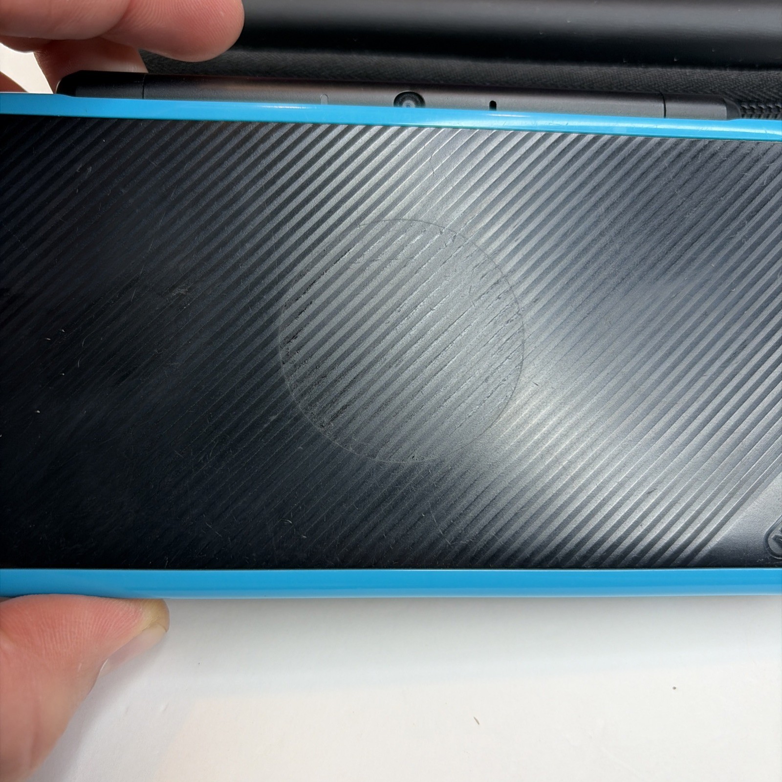 Nintendo 2DS XL Console – Black/Turquoise W Charger Case Stylus US Model