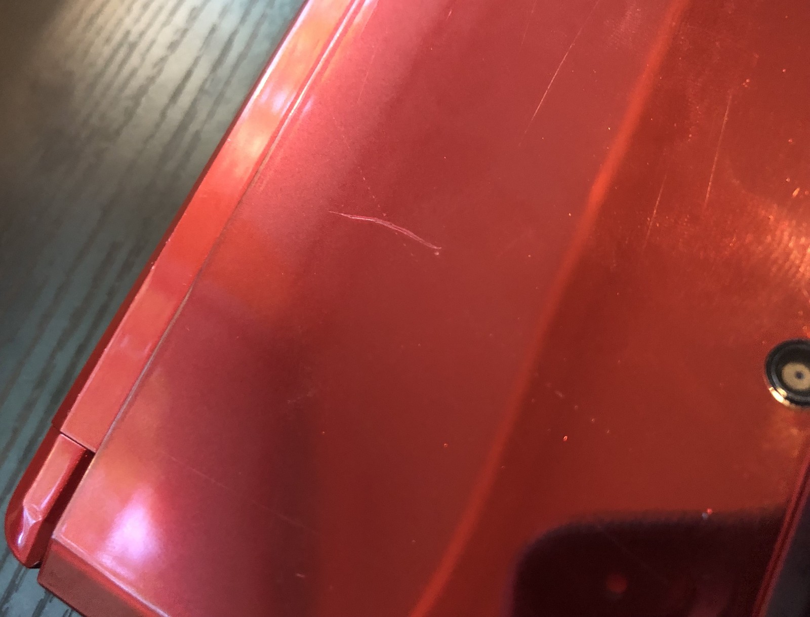 Nintendo 3DS Flame Red CTR-001 Handheld Console — Fully Tested