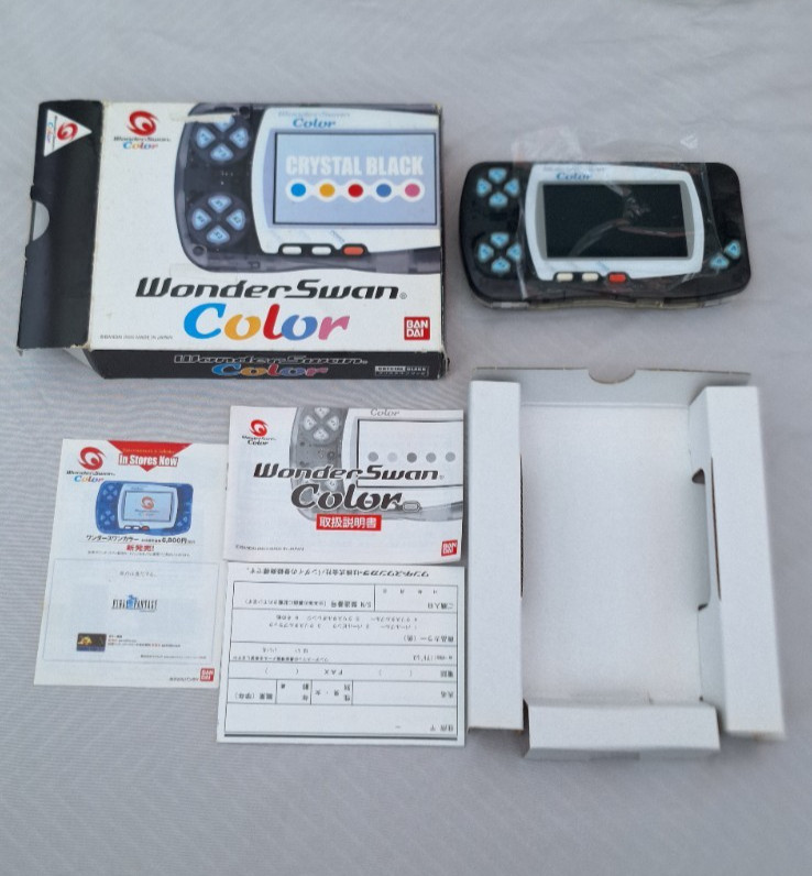 Bandai WonderSwan Color. Modded Backlit IPS LCD Screen, New Lens, New Speaker!