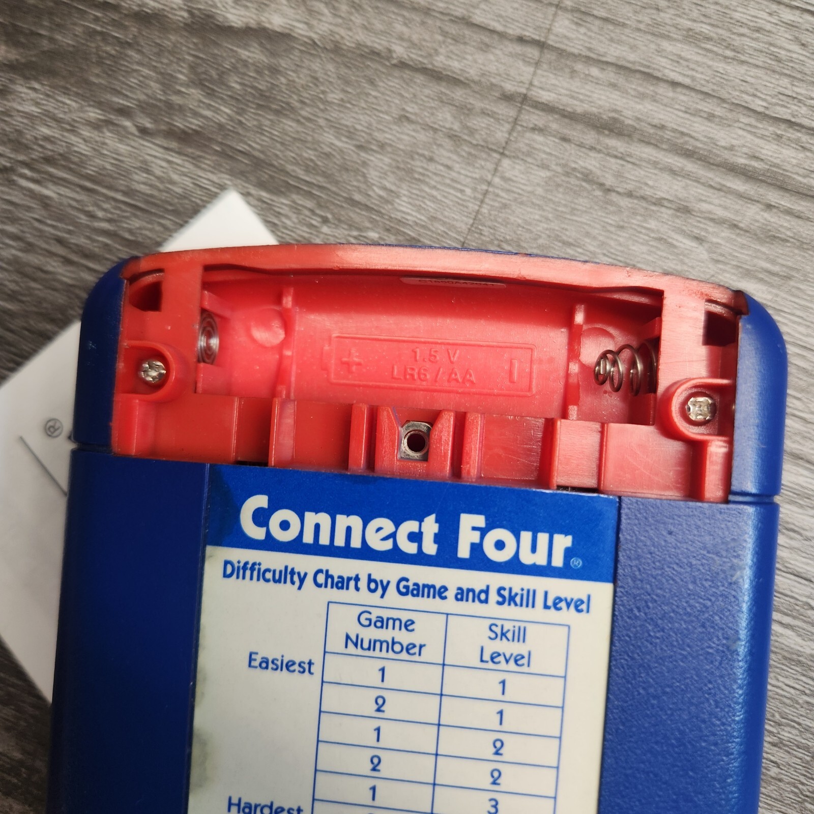 Hasbro 2002 Hand Held Electronic Connect 4 By Hasbro Red Handheld 8E