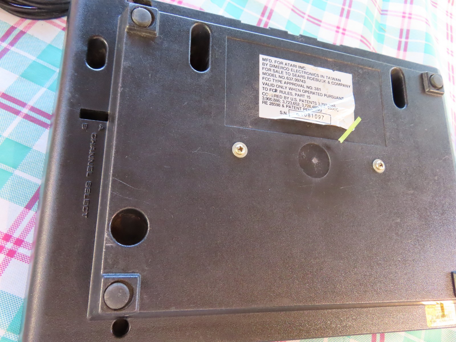 Atari 2600 Sears 637.99743 Tele-Games Video Arcade, UNTESTED