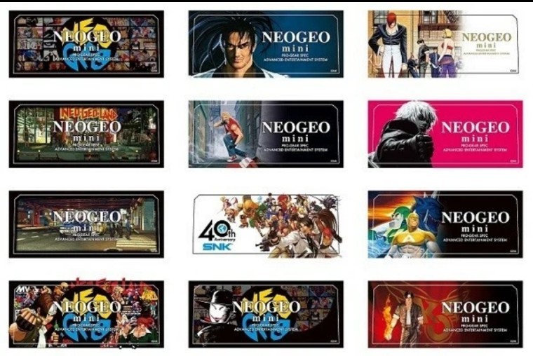 FULL SET OF 12 NEOGEO SNK Mini Console Marquees JAPANESE MARKET RARE GET ALL 12