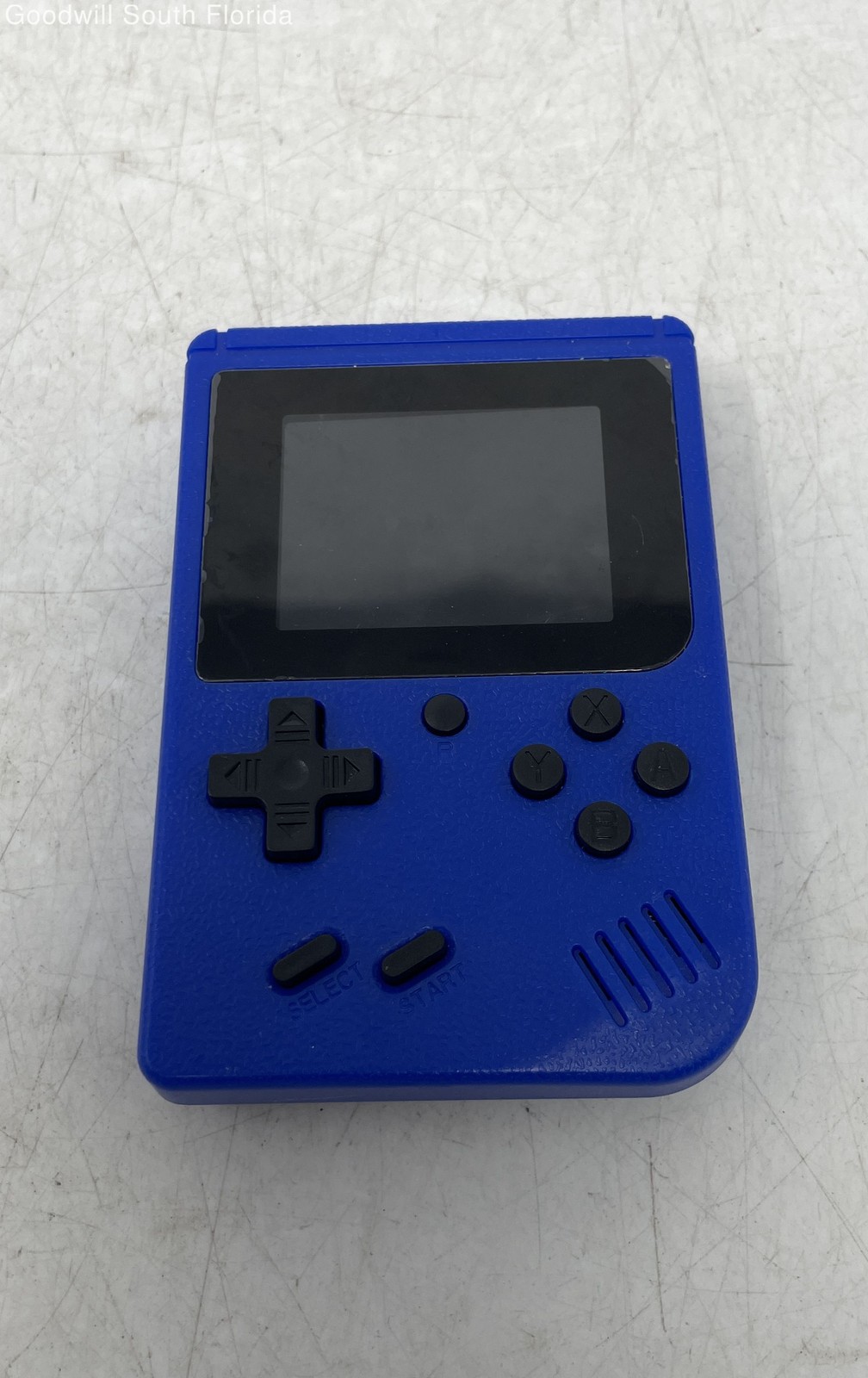 Unbranded Blue Black Portable Handheld Video Game Console Not Tested
