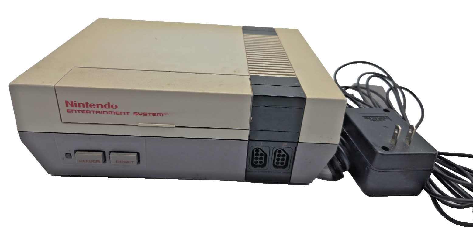 Nintendo Entertainment System NES Console System NES-001 W/ Cords Only SEE NOTES