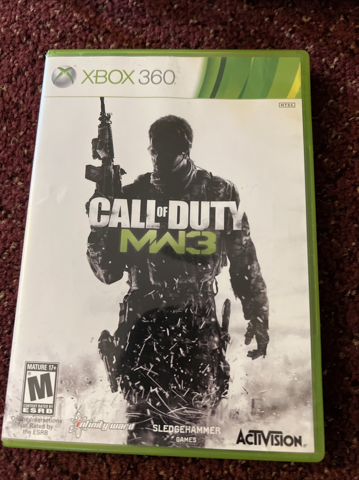 Call of Duty MW3 Edition Xbox 360 Slim 320GB Bundle Adult Owned 7 Game Lot ❤️