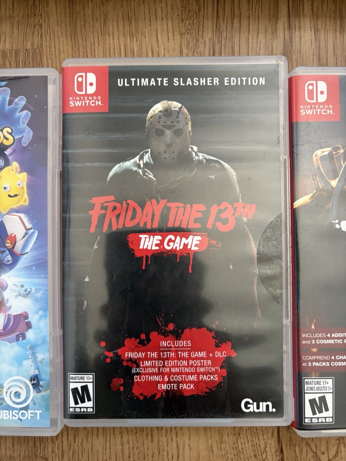 Nintendo Switch OLED White Bundle – 6 Games, Controller, Case – Near Mint in Box