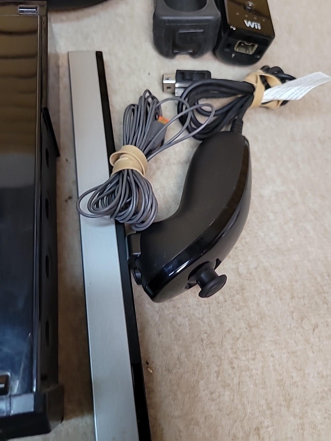 Nintendo Wii Black Console Lot