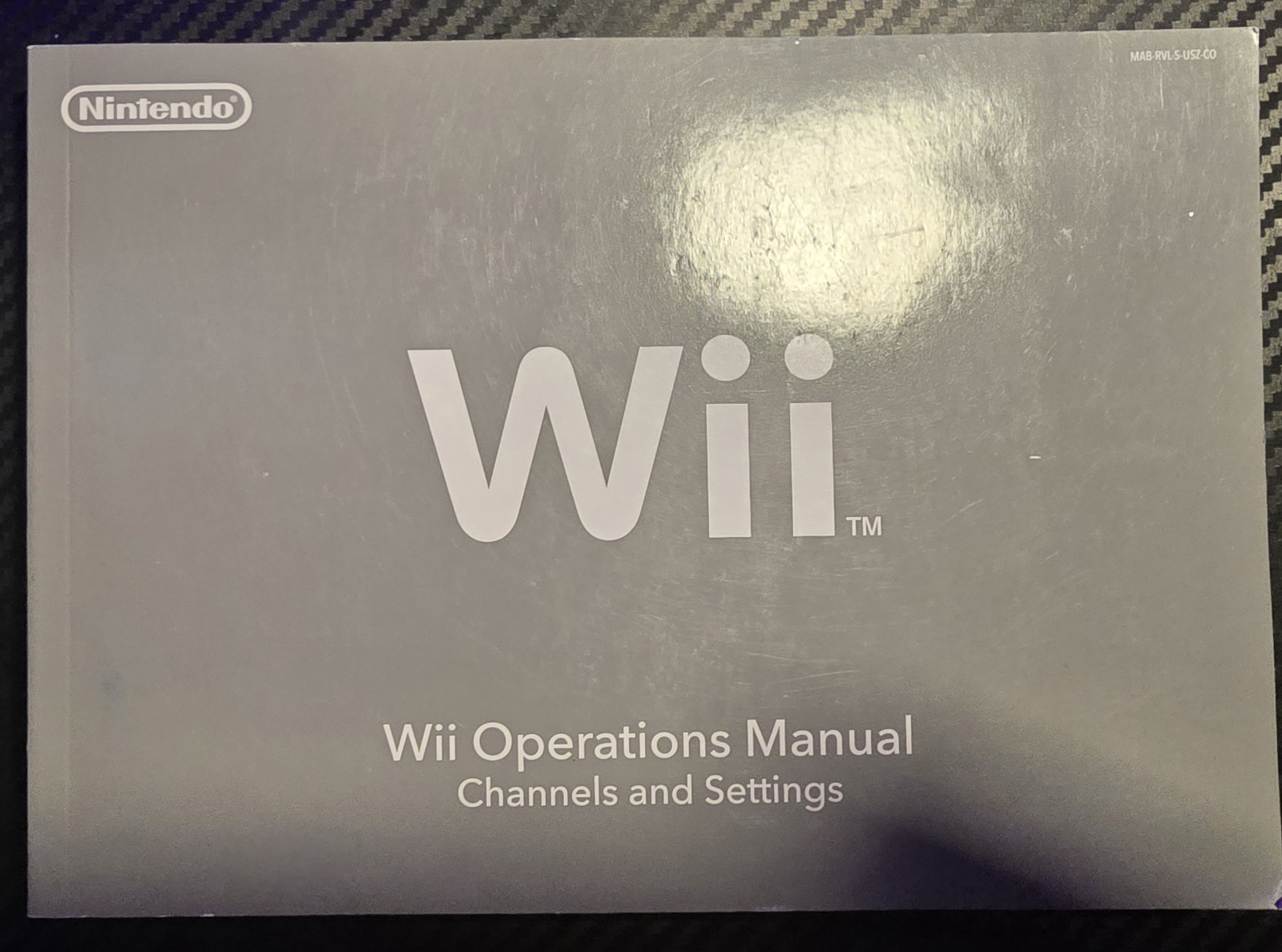 Nintendo Wii Motion Plus Sports Resort Black Console RVL-100 w/ HB Menu