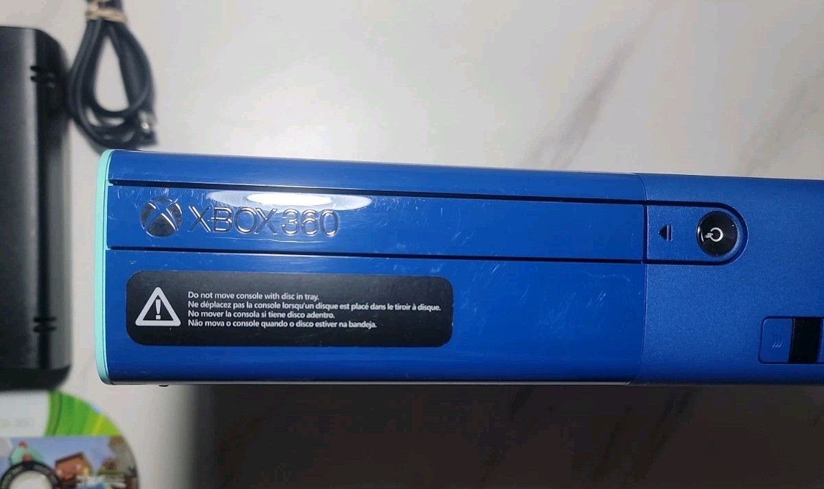 Microsoft Xbox 360 E Blue & Green Special Edition Console Model 1538 500GB