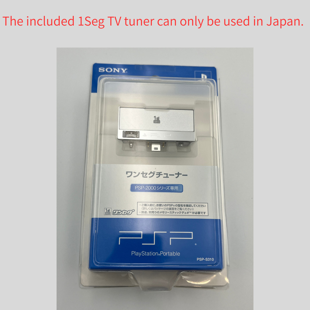 Sony PSP-2000 Console Metallic Blue 1 Seg Pack Region free – Open box unused