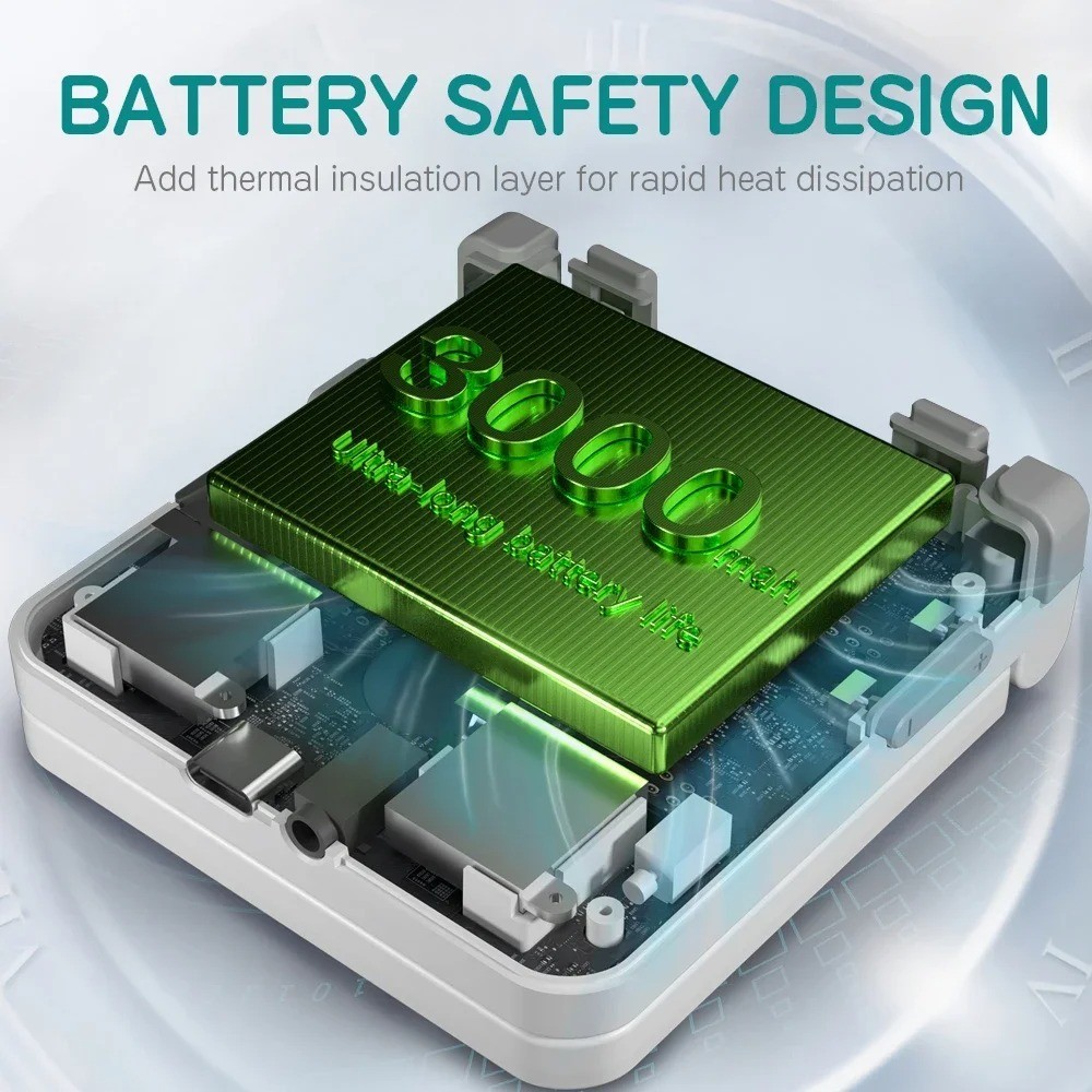 Miyoo Flip V2 Retro Handheld Game Console – Clamshell GBA SP Style – 64GB – WiFi