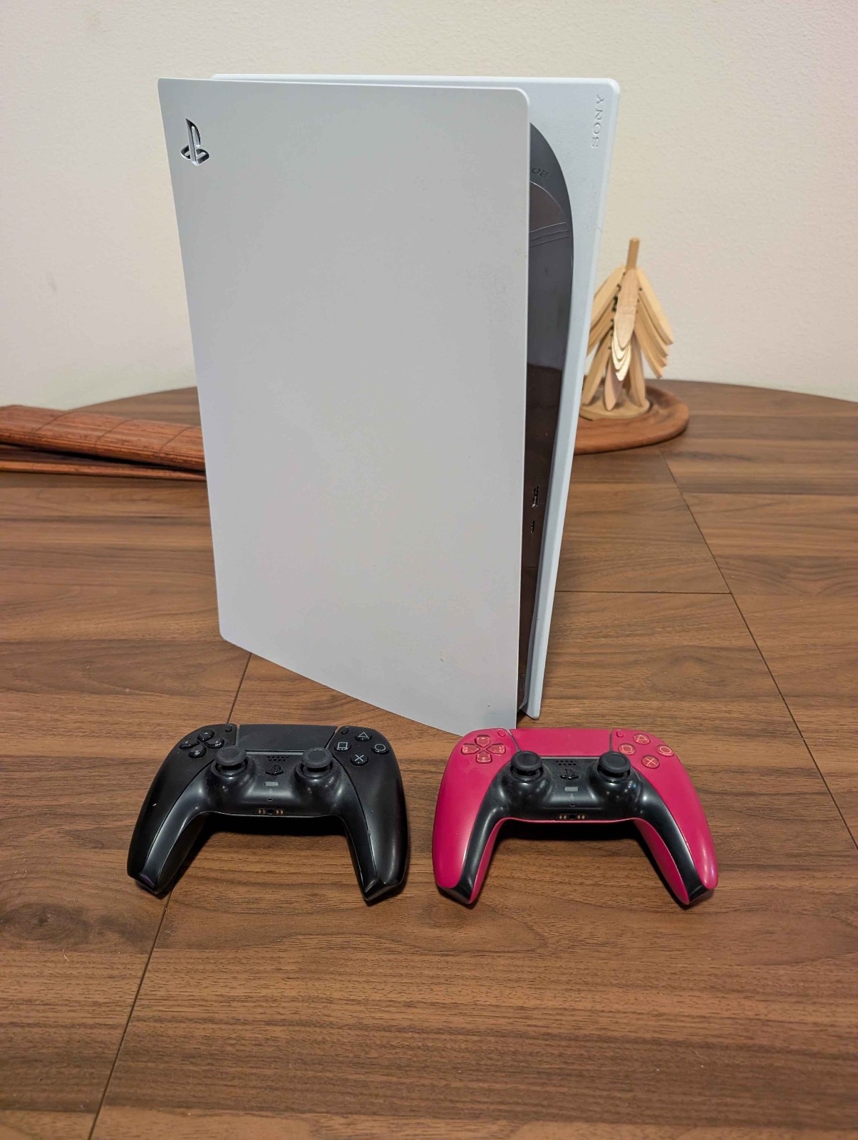 Sony PlayStation 5 Digital Edition PS5 825GB White Console w/ 2 Controllers