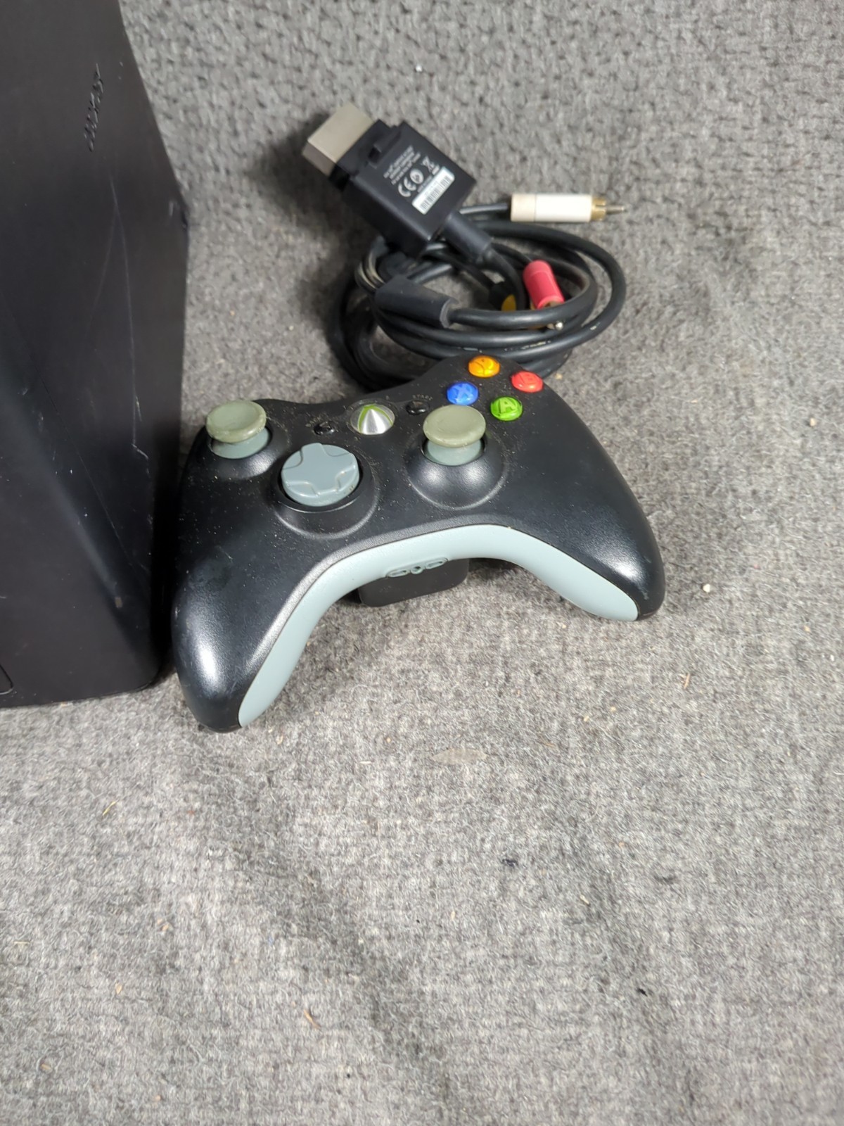 Xbox 360 S Console Model 1439 with Power Cord & Controller Tested
