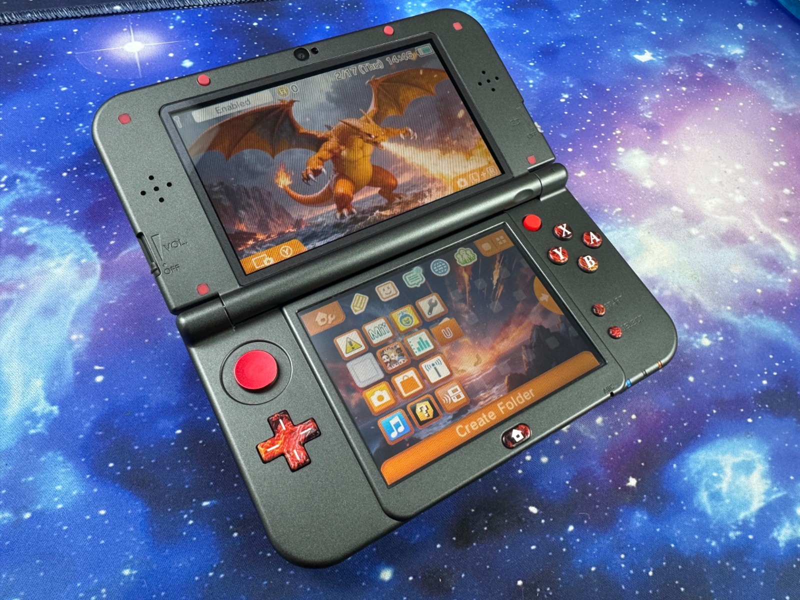 LOOPY USB-C INBUILT CAPTURE CARD Grey New Nintendo 3DS XL Console 128gb UV SHELL