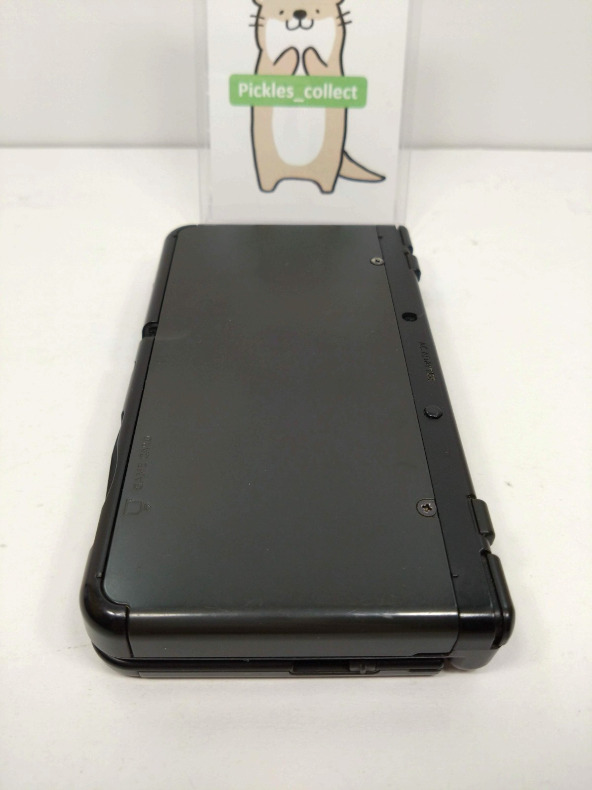 Nintendo New 3DS Black KTR-001 w/4GB Stylus language Japanese Tested 0511A