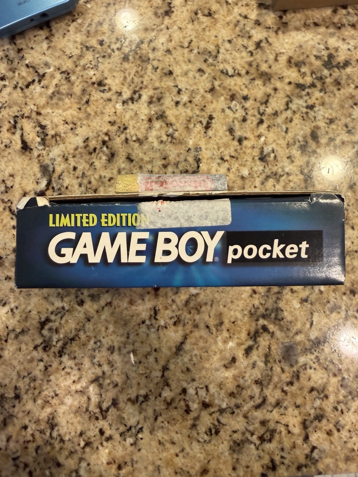 Nintendo Game Boy Pocket Ice Blue Limited Edition w/Box Tested Working