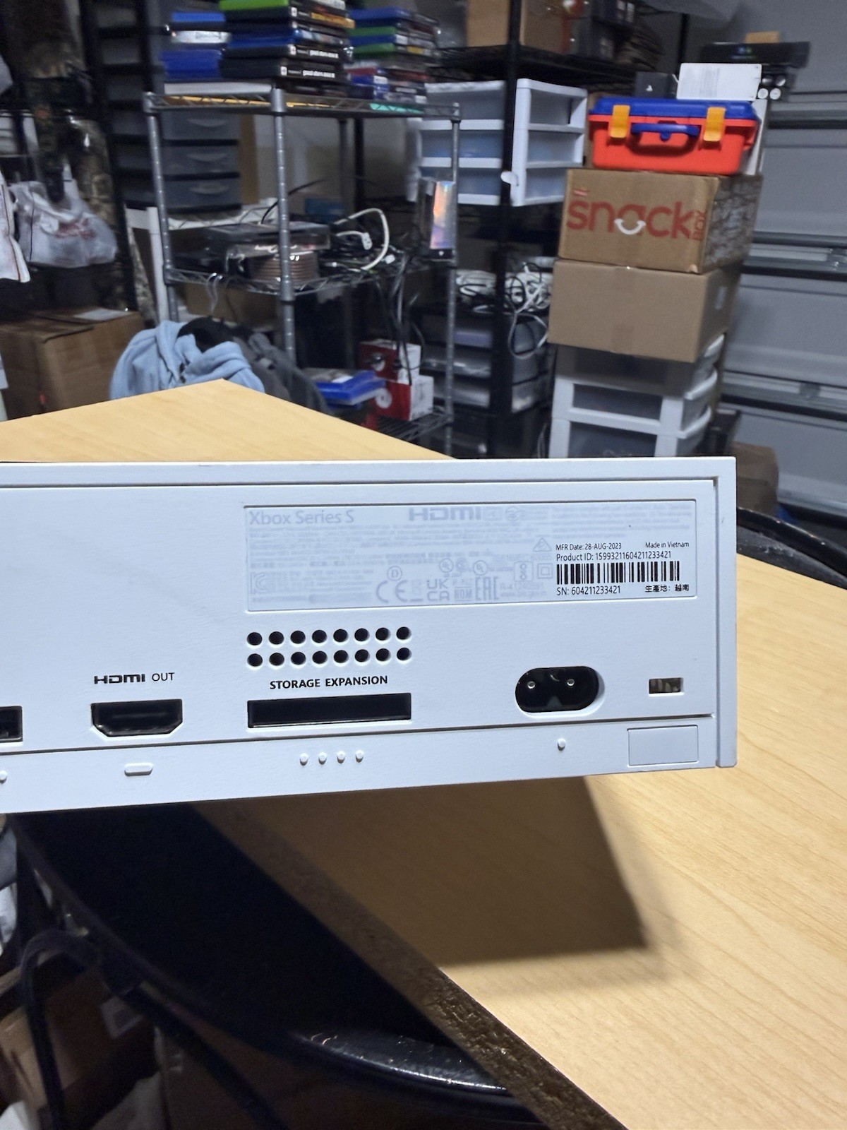 Microsoft Xbox Series S 1883 Console FOR PARTS/REPAIR ONLY – Overheating READ