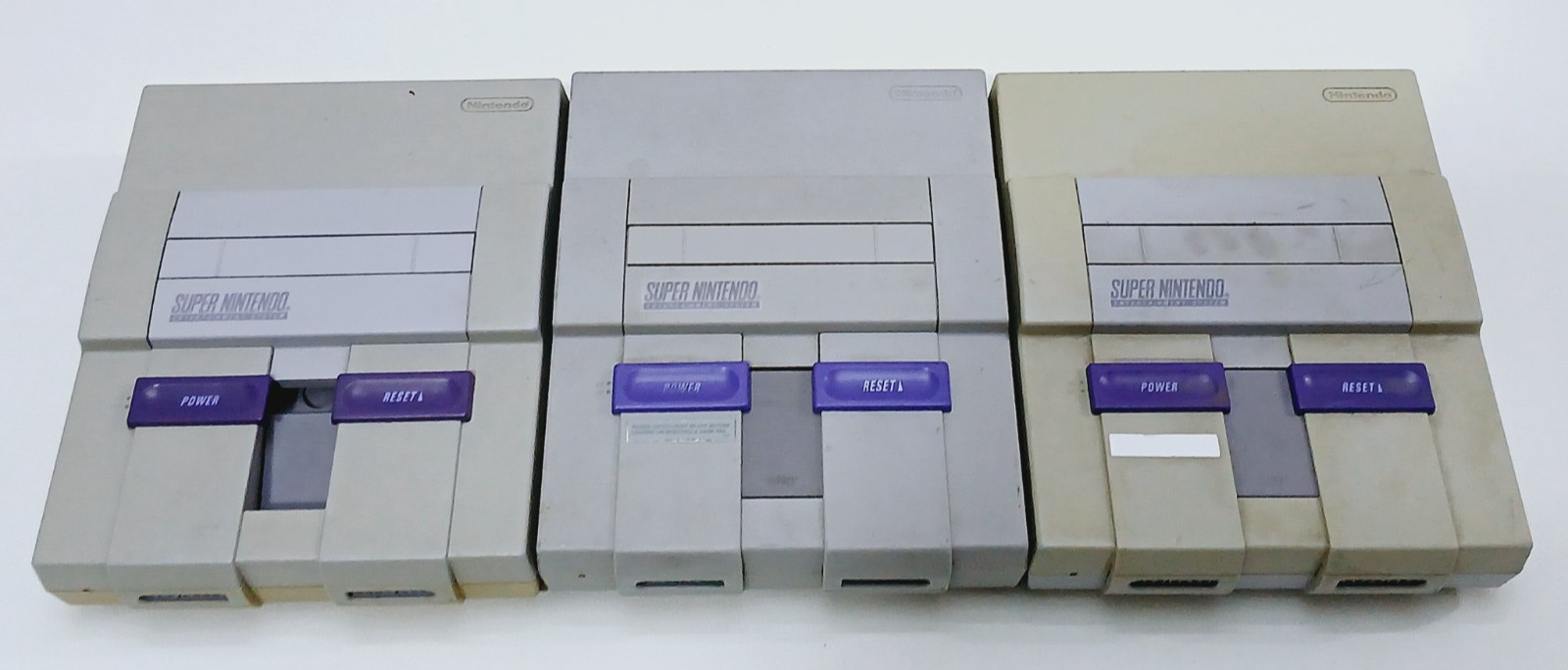 3X Super Nintendo Entertainment System Console Job Lot – For parts only