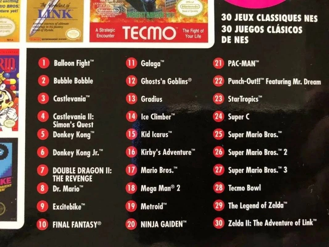 AUTHENTIC NES Classic Edition Mini Console 30 Game Family Bonding Gift Brand New