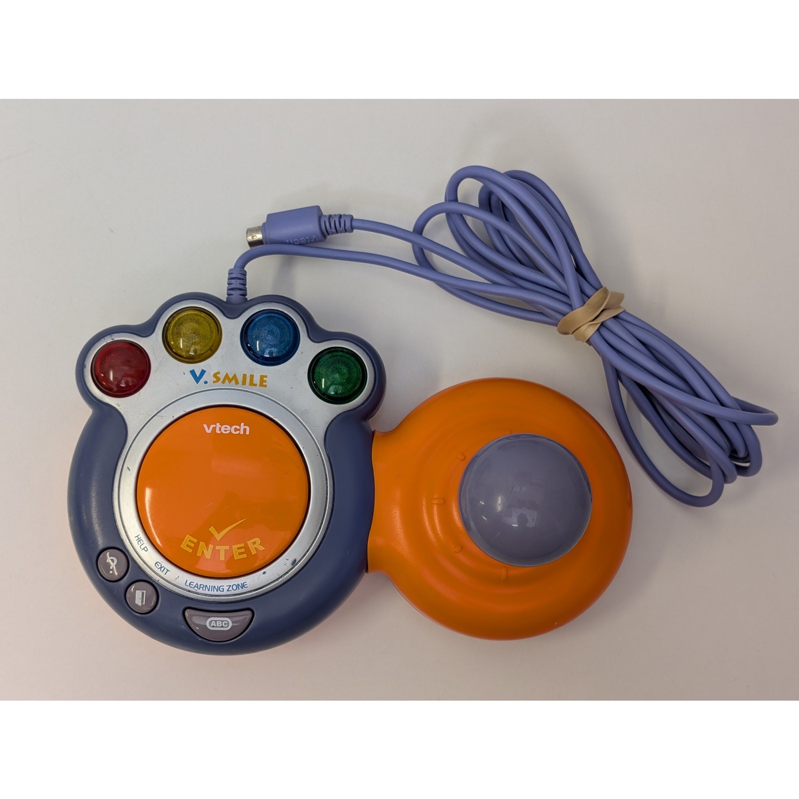 V-tech V.Smile TV Learning System w/ 12 games – Orange – USED