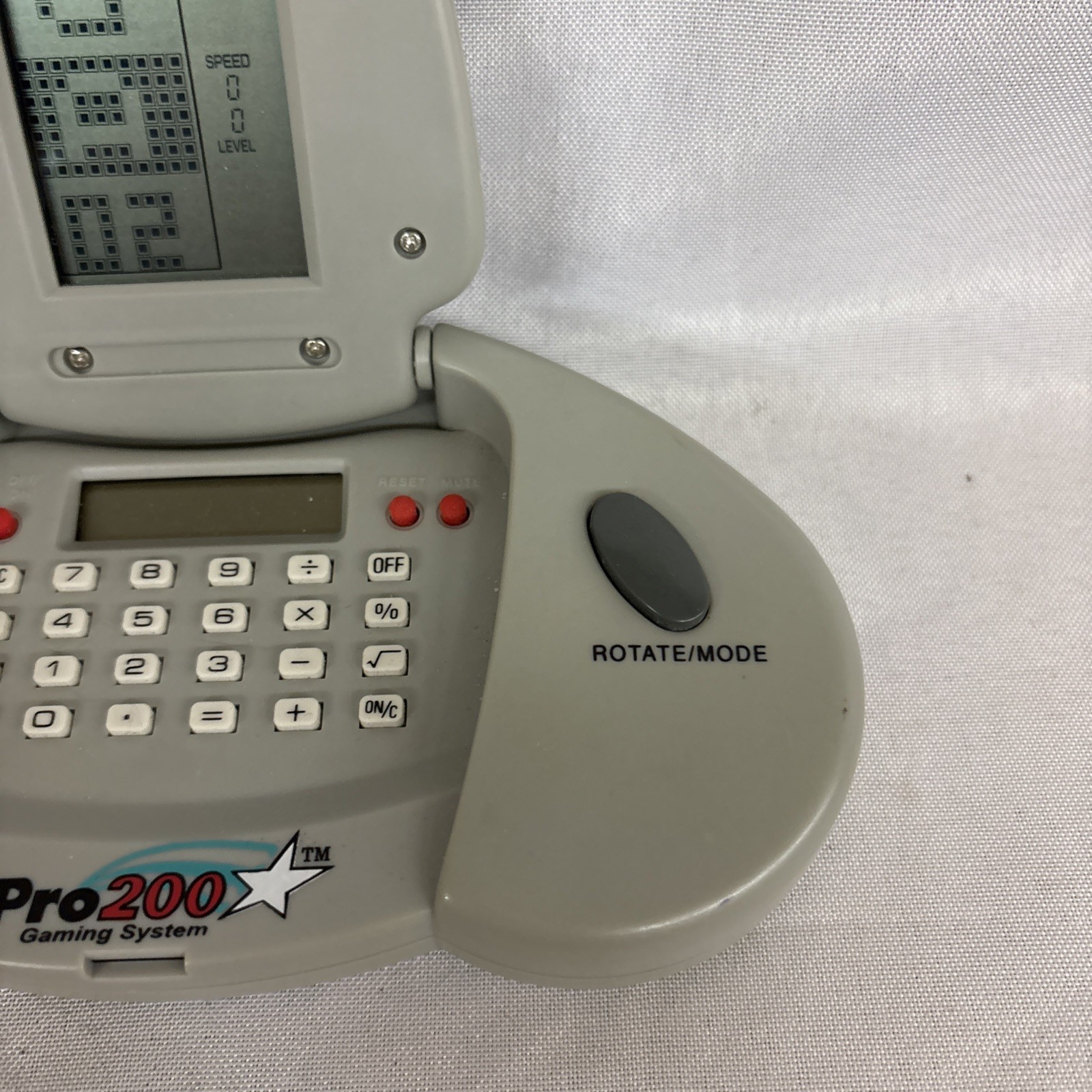 ProTech Pro 200 Gaming System Handheld Console Tetris Retro Game Tested Works