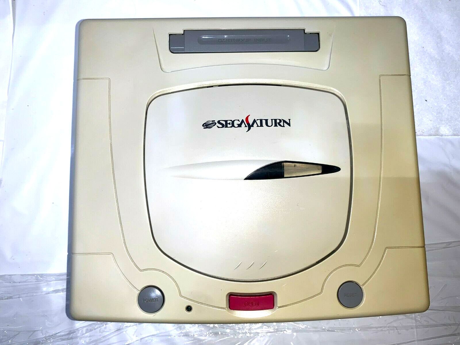 Sega Saturn WHITE Console Tested System HST-3220 JAPAN «NTSC-J» clean up inside