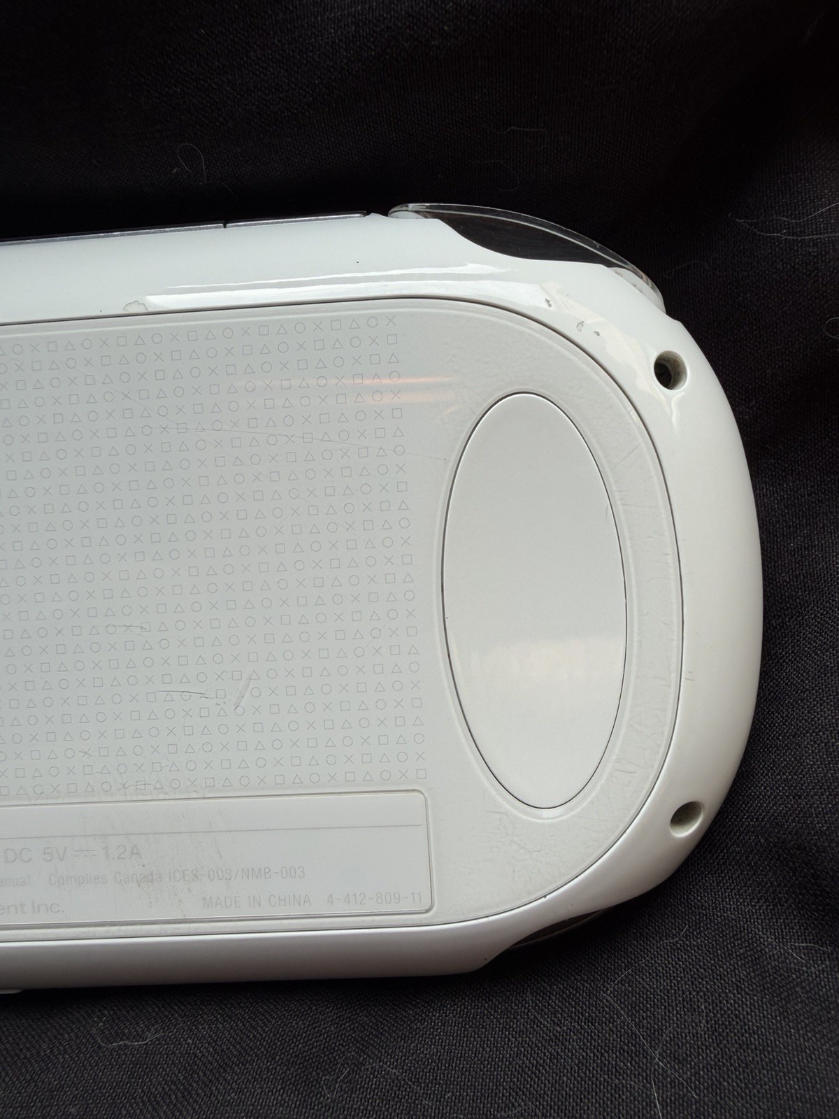 Sony PlayStation Vita (PCH-1001) – White – Used – TESTED WORKING!