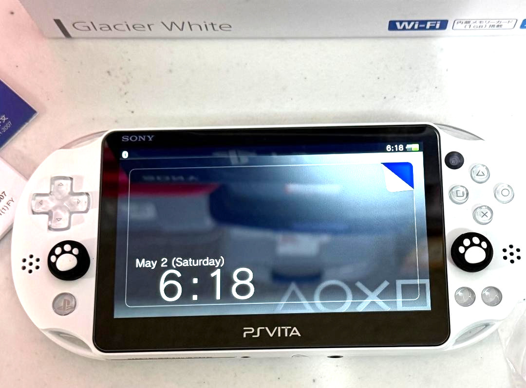SONY PS Vita PCH 2000 Console Charger w/Box PlayStation PSV Slim Black 64GB USA