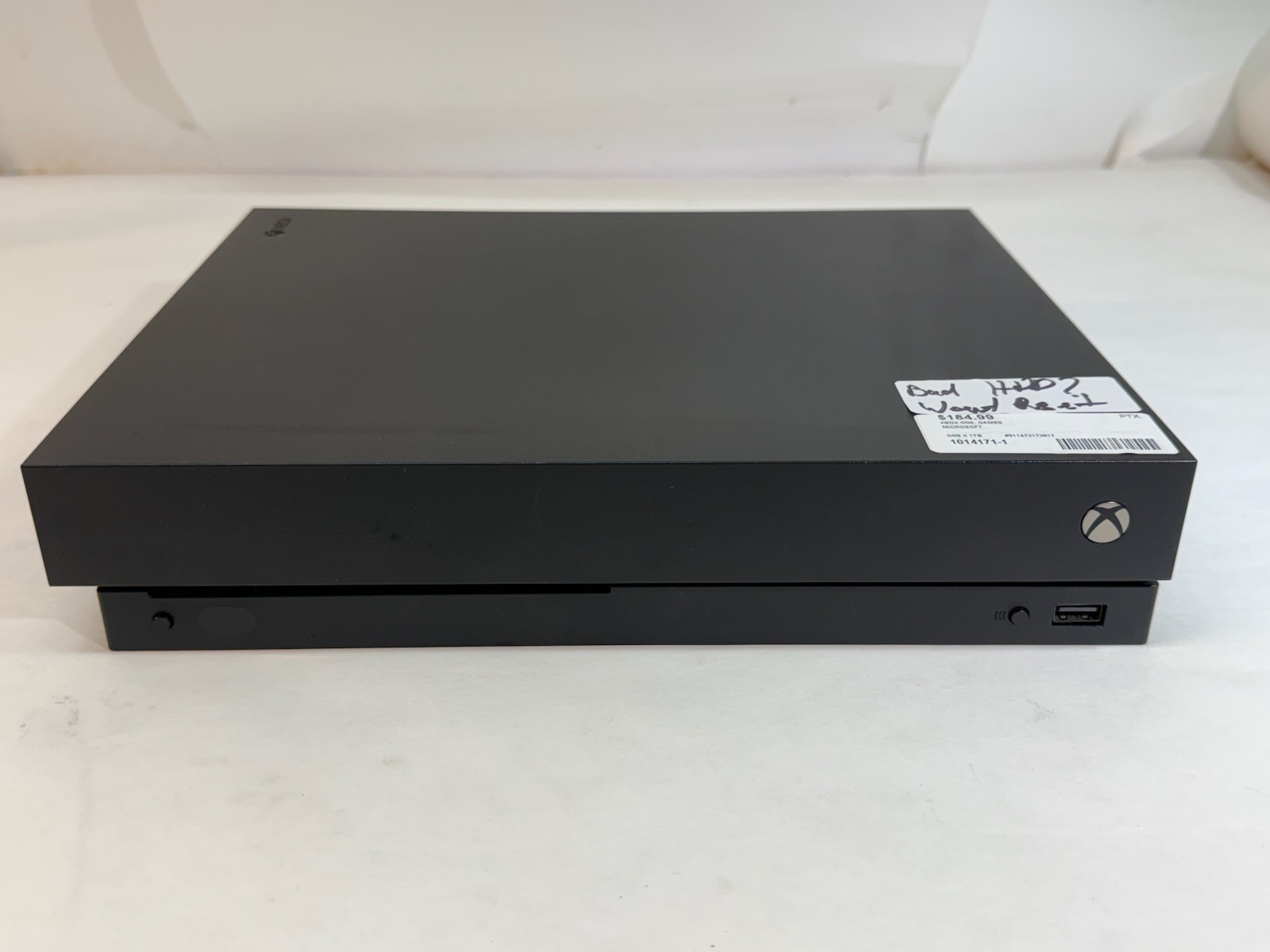 Microsoft Xbox One X 1TB Console Gaming System Black 1787 For Parts Or Repair