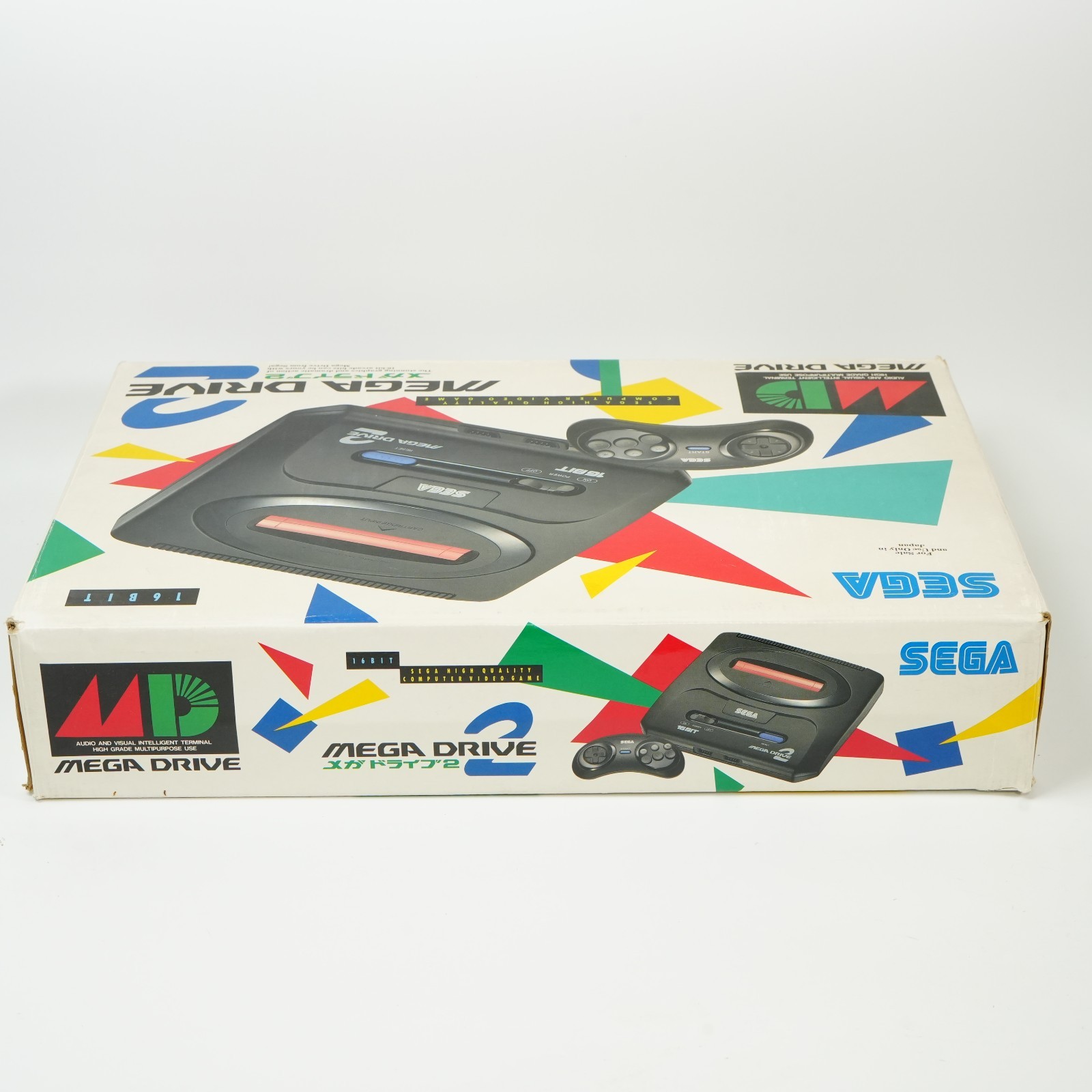 SEGA MEGA DRIVE 2 HAA-2502 NTSC-J Japan Console USB-C Power MOD TESTED w/ Box