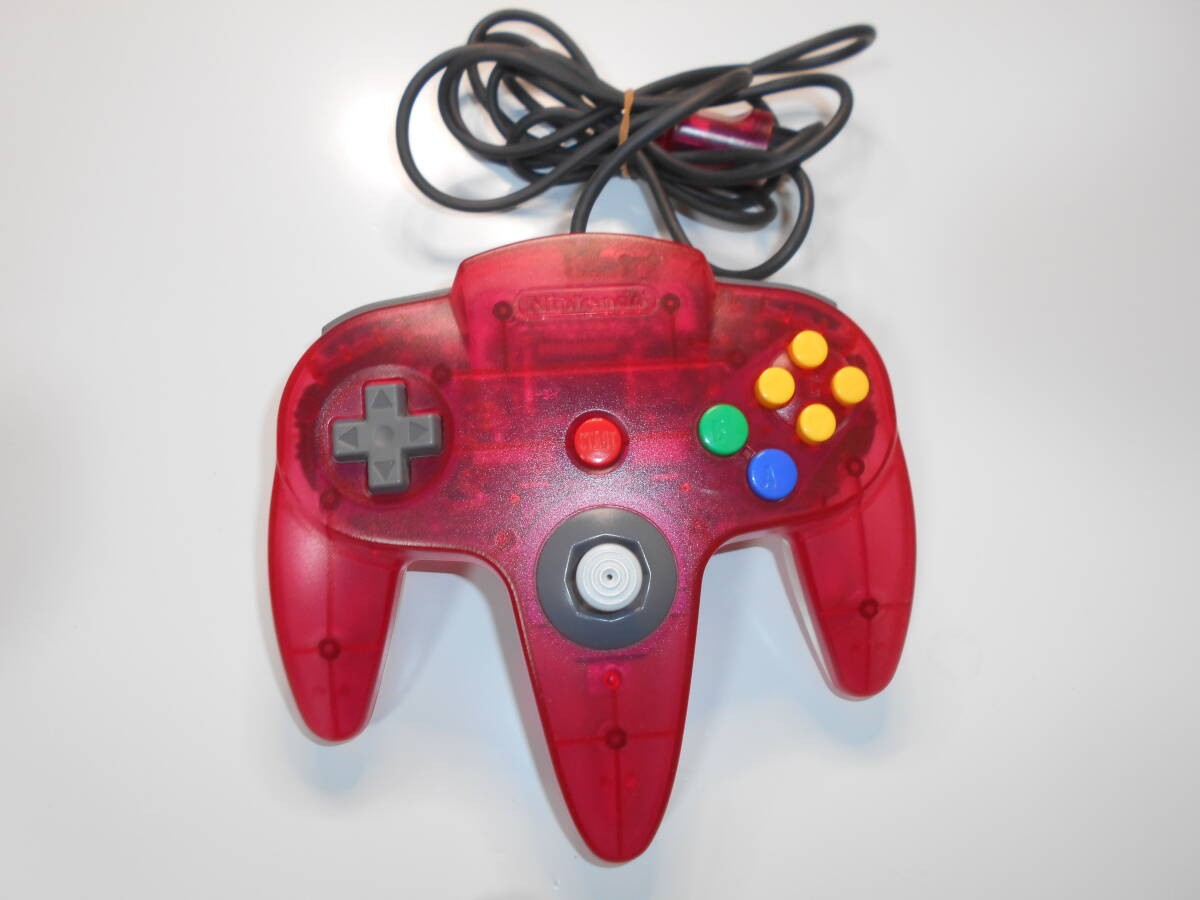 Nintendo 64 N64 Clear Red Video Game Console Controller Set Boxed Working